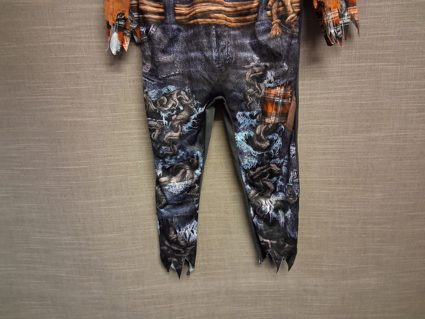 F&F Boys Spooky Pumpkin Costume 3 Piece Outfit Age 3-4 Years