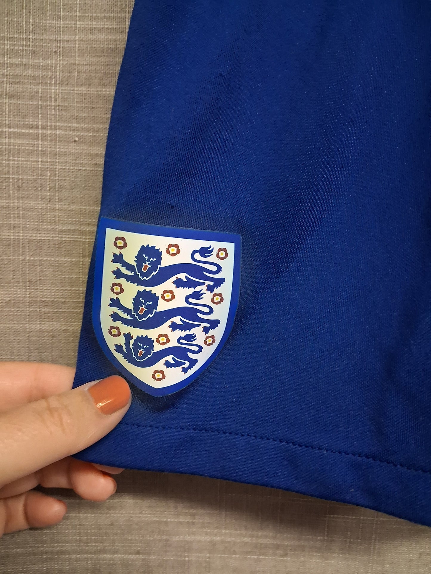Nike Boys England Football Shorts Navy Blue 18-24 Months