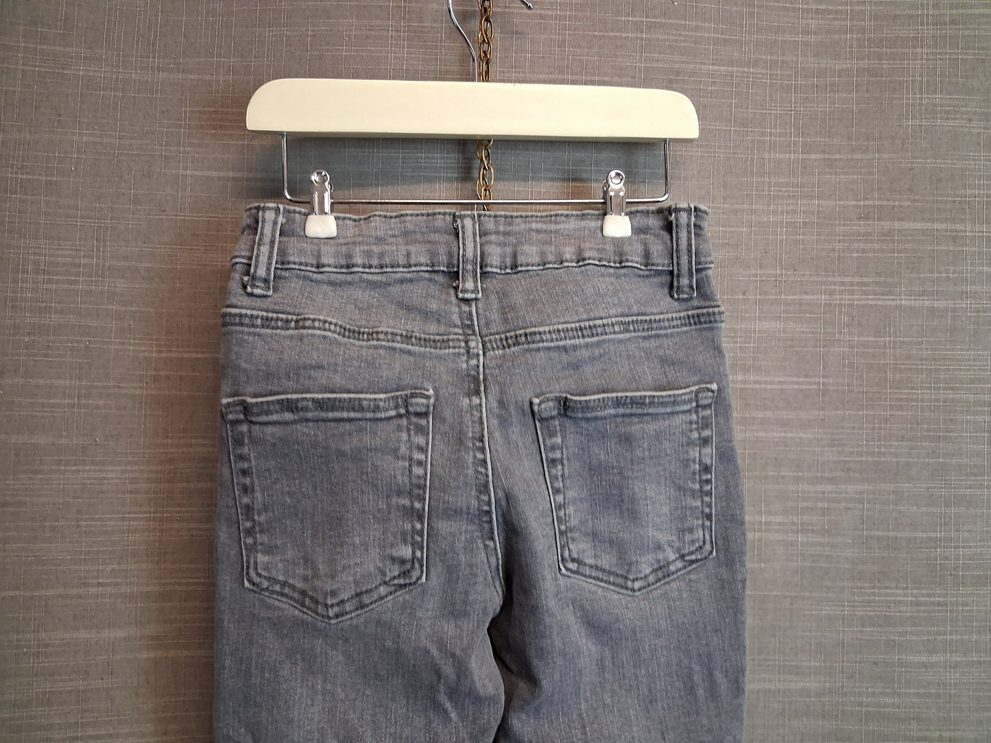 Primark Boys Grey Skinny Denim Jeans Age 6-7 Years