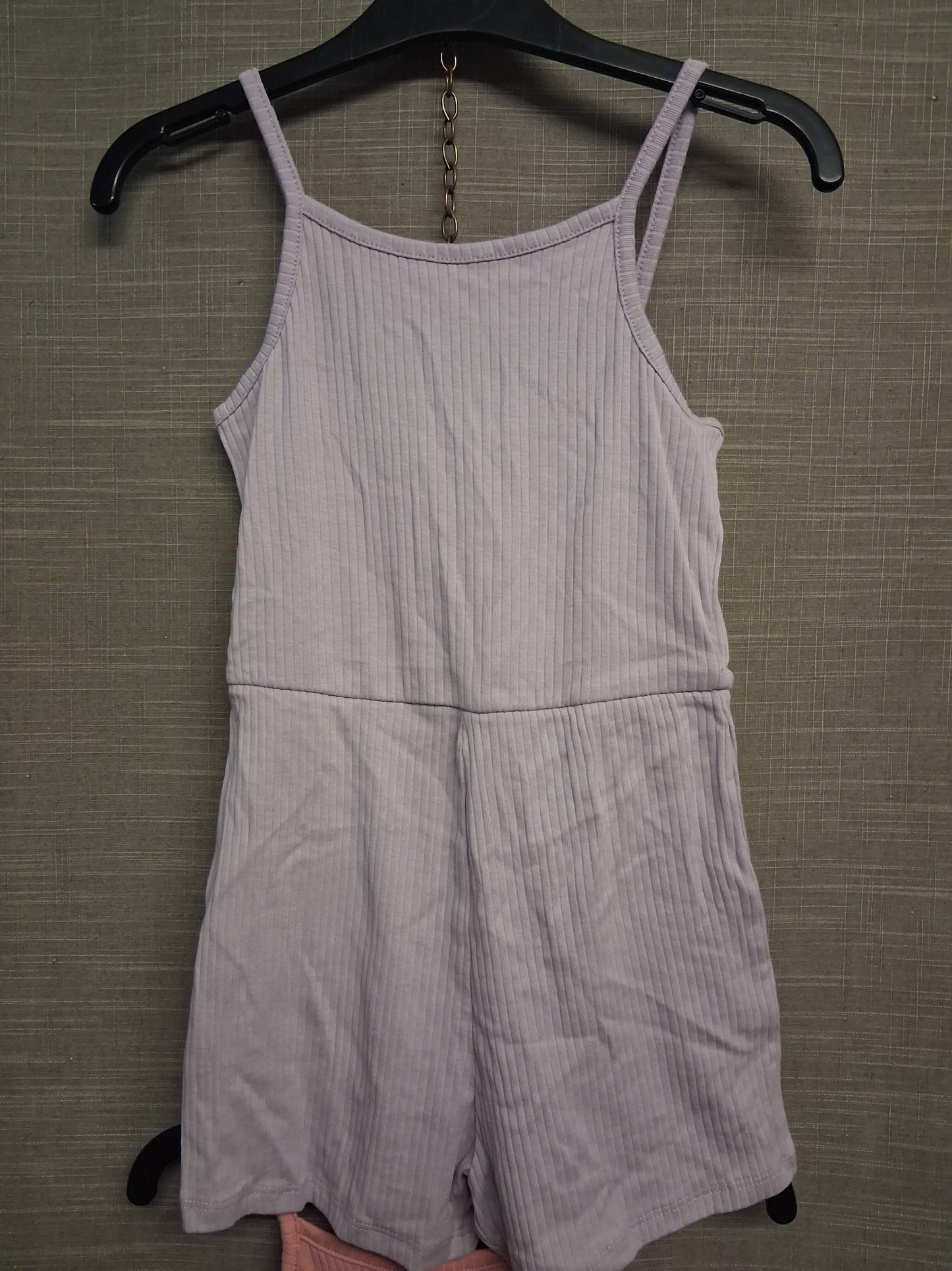 George Girls Playsuit 2 Pack Lilac and Peach Jersey Age 6-7 Years