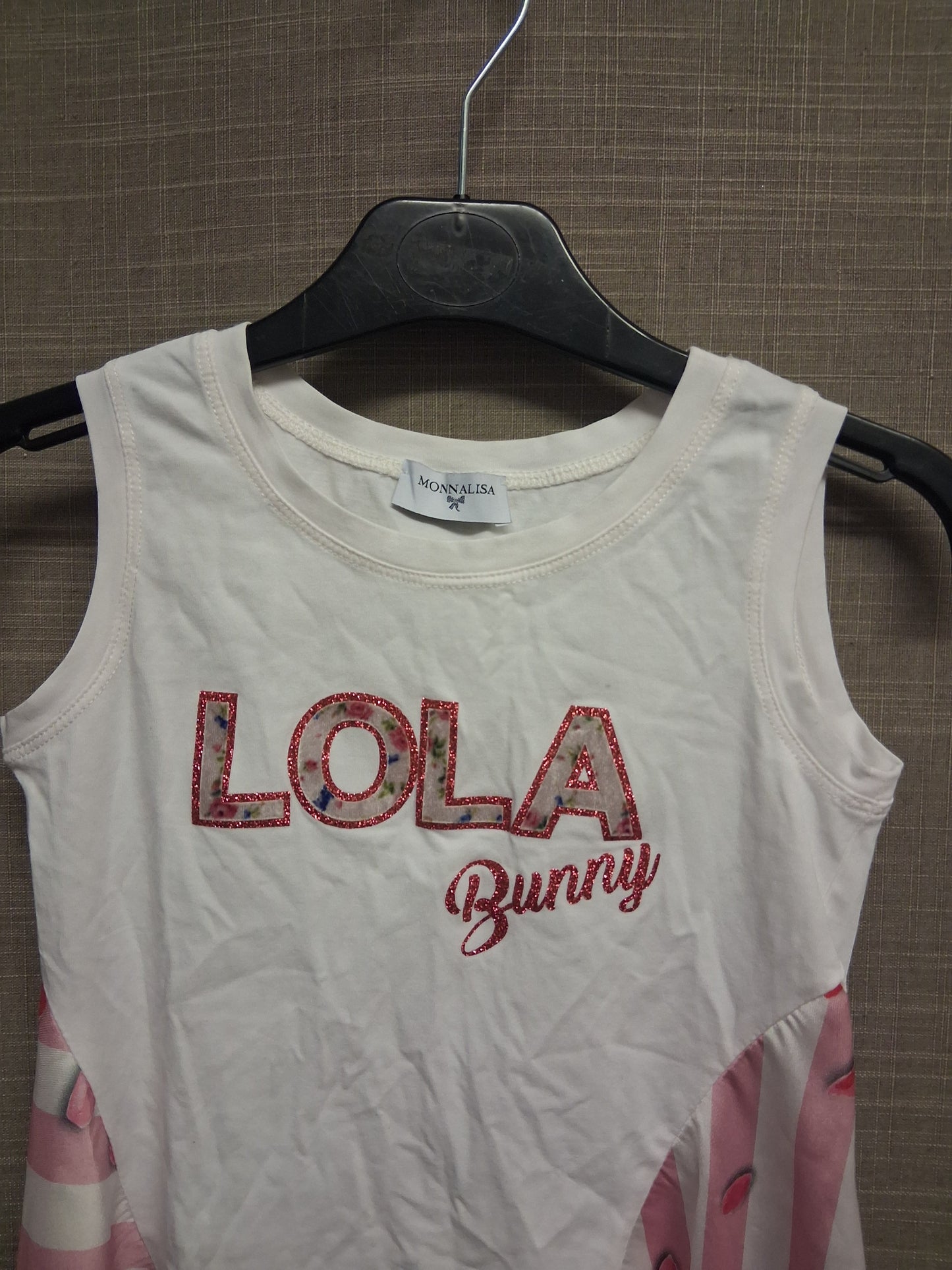 Monnalisa Lola Bunny Looney Tunes Sleeveless Vest Age 7 Years
