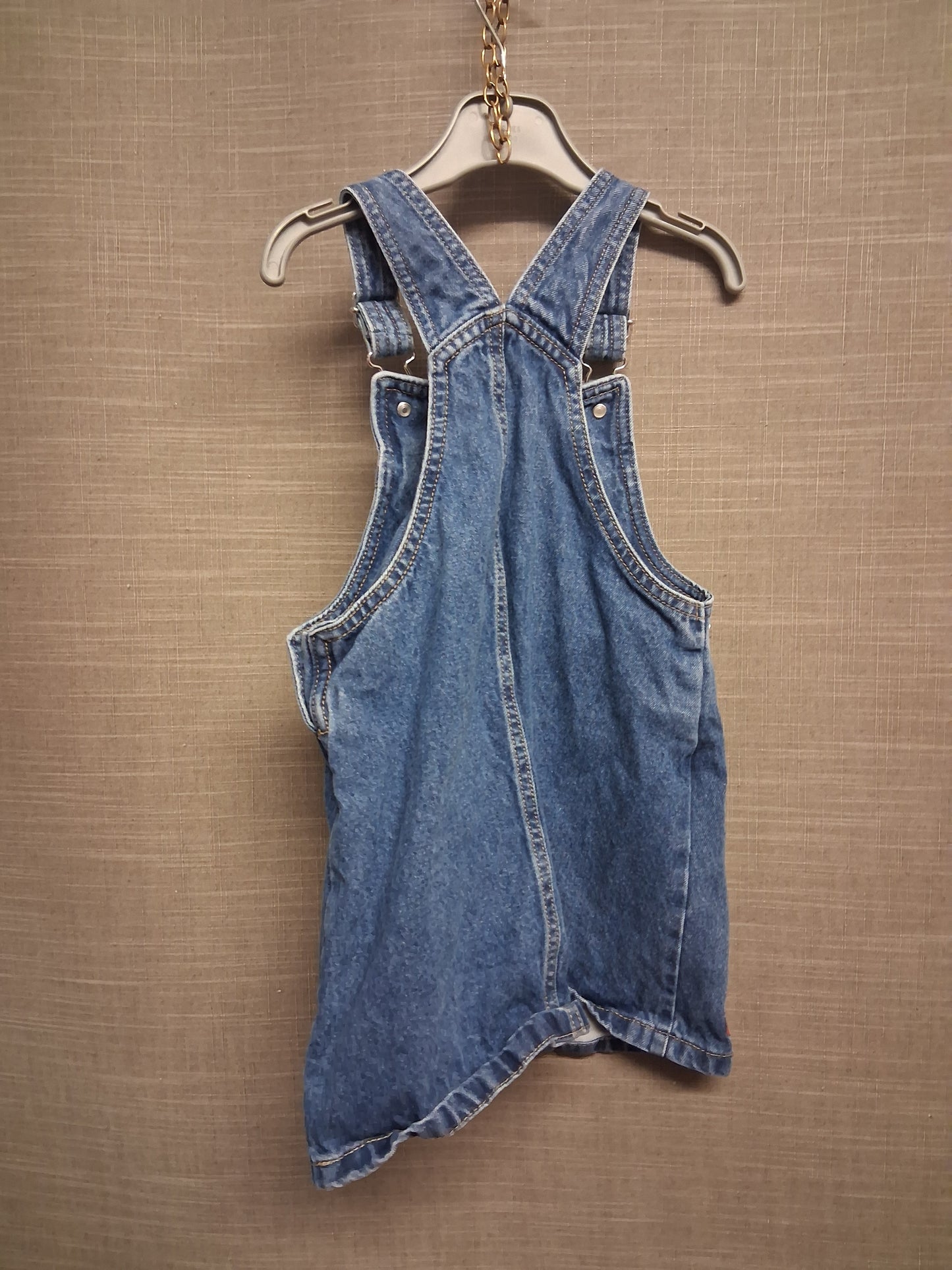 George Girls Bluey Denim Pinafore Dress Age 4-5 Years