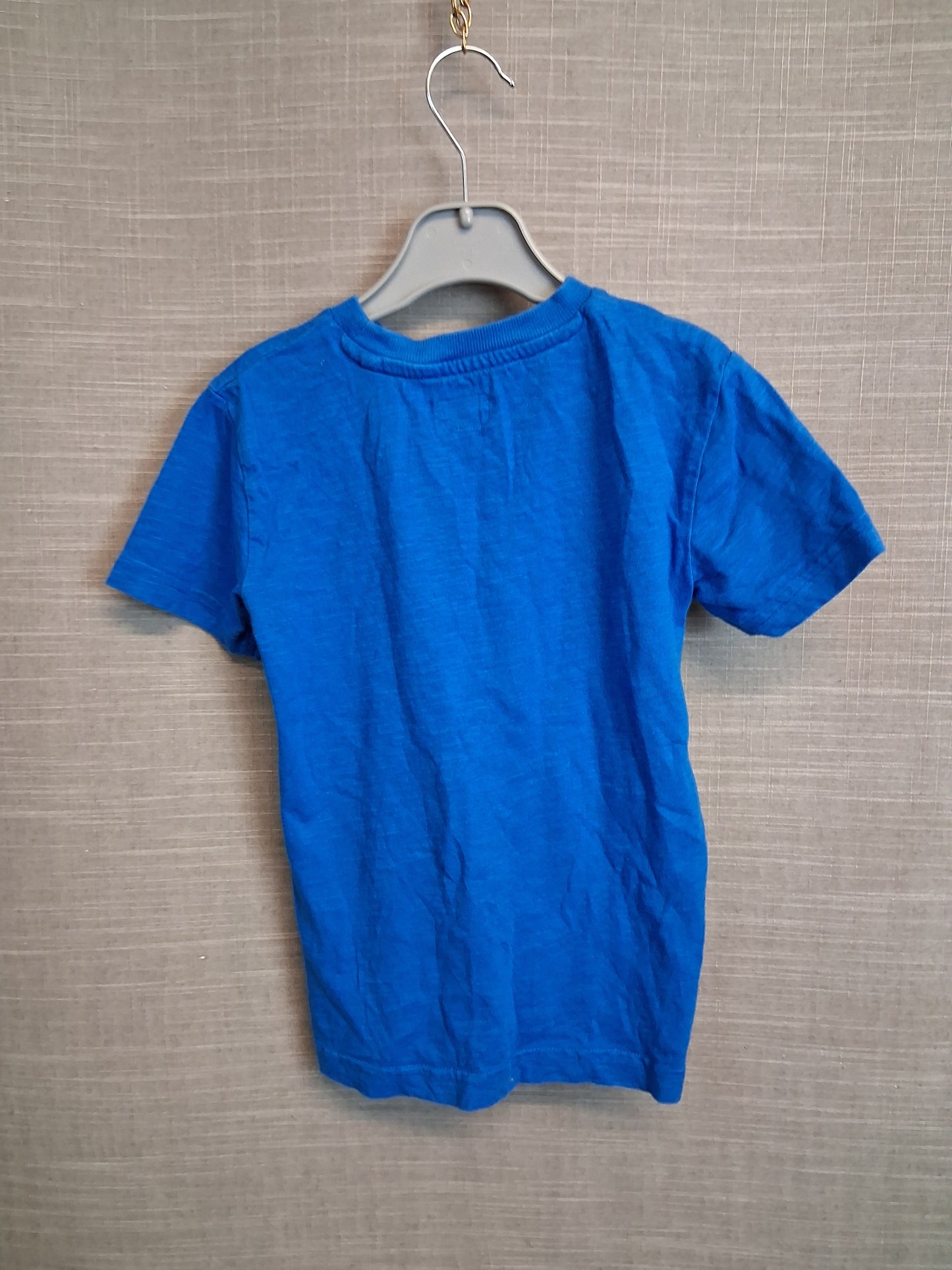 Next Boys Blue Short Sleeve T-Shirt Dinosaur Age 4 Years