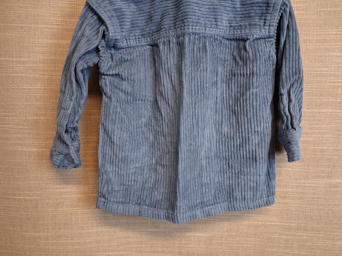 Nutmeg Corduroy Shacket Blue Age 18-24 Months 100% Cotton