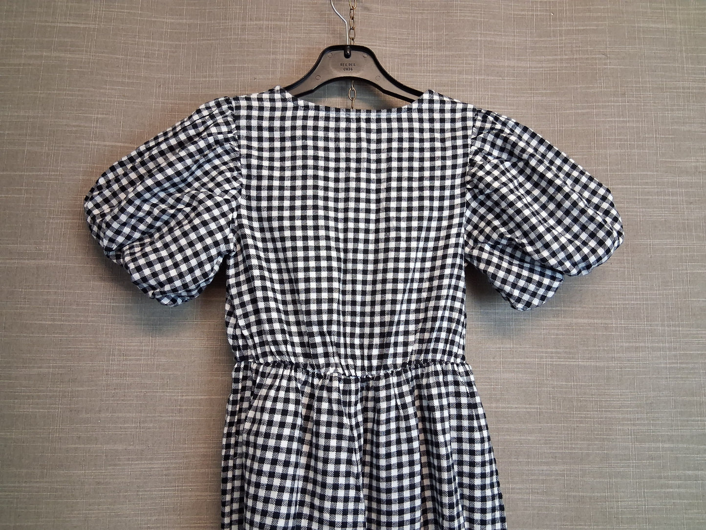 Nutmeg Girls Black White Check Jumpsuit Ankle length Age 7-8 Years