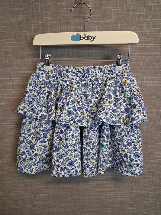 Peacocks Blue Floral RaRa Skirt Age 2-3 Years