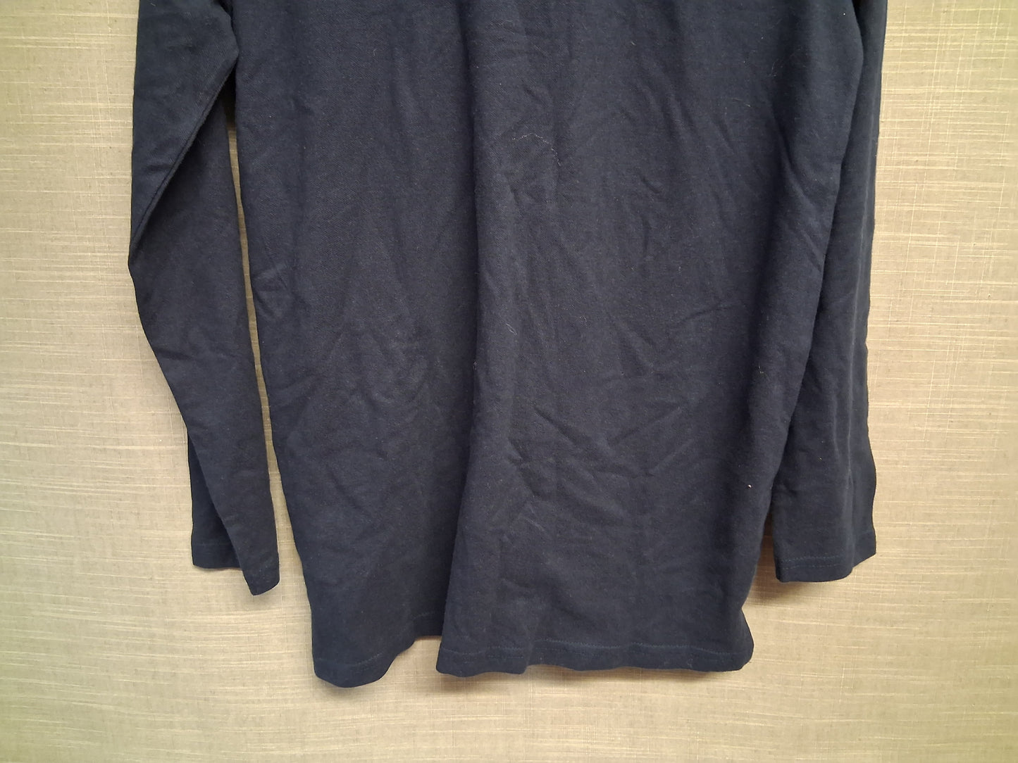 Pep&Co Polo T-Shirt Long Sleeve Navy Age 15-16 Years