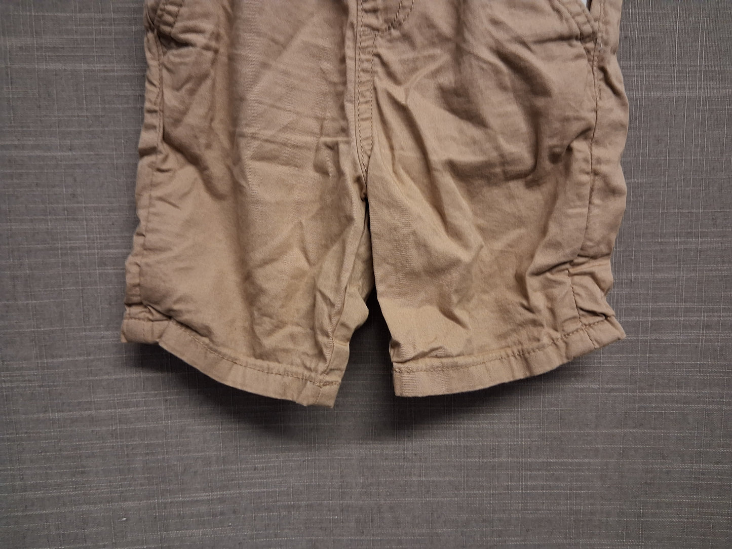 Nutmeg Boys Brown Shorts Elastic Waist Age 12-18 Months 100% Cotton