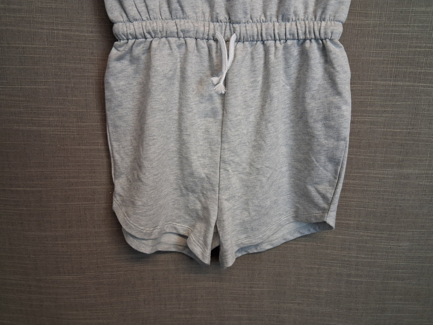 F&F Girls Playsuit Grey Jersey Age 9-10 Years