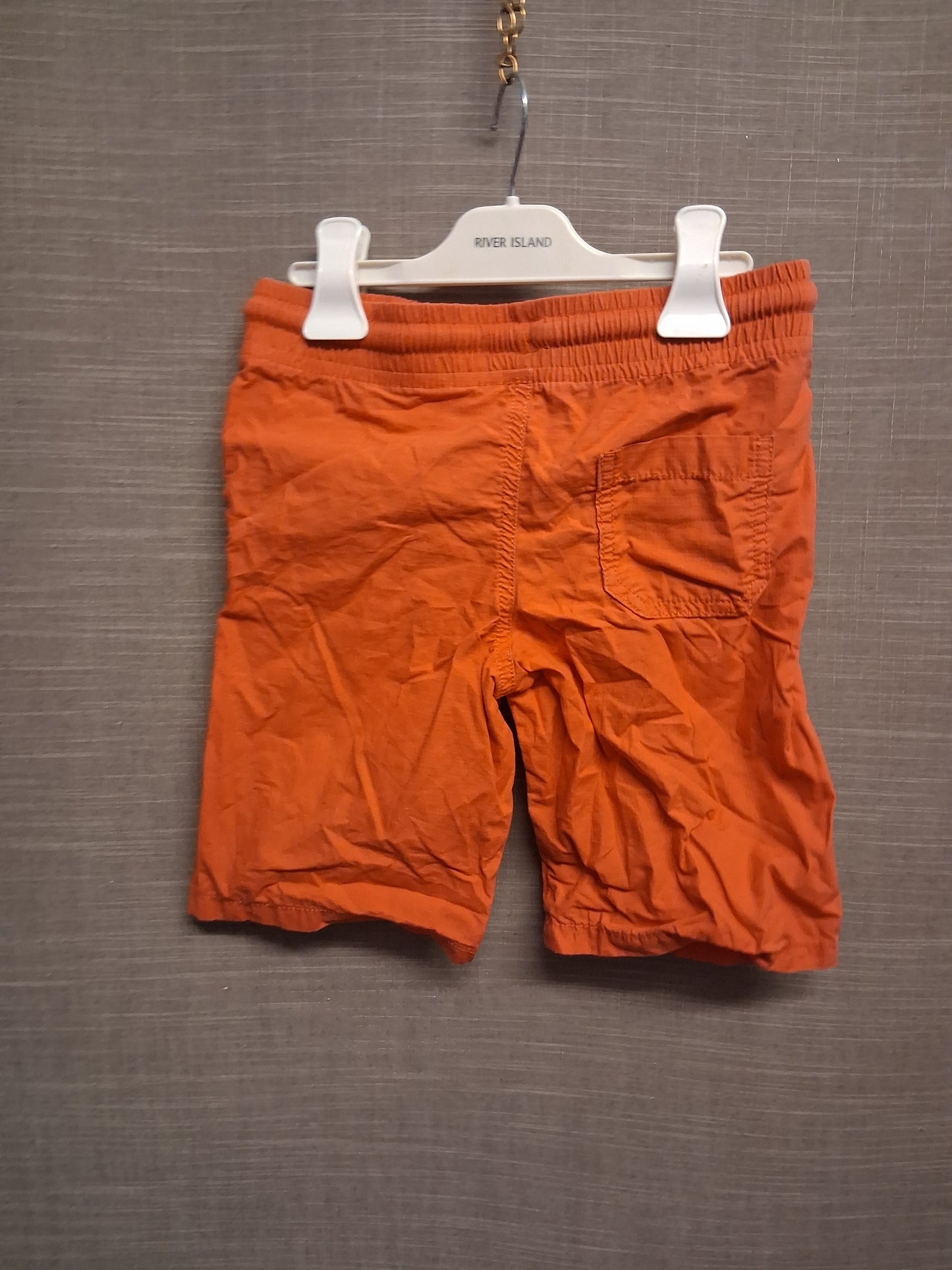 Marks and Spencer Red Cotton Shorts Age 6-7 Years