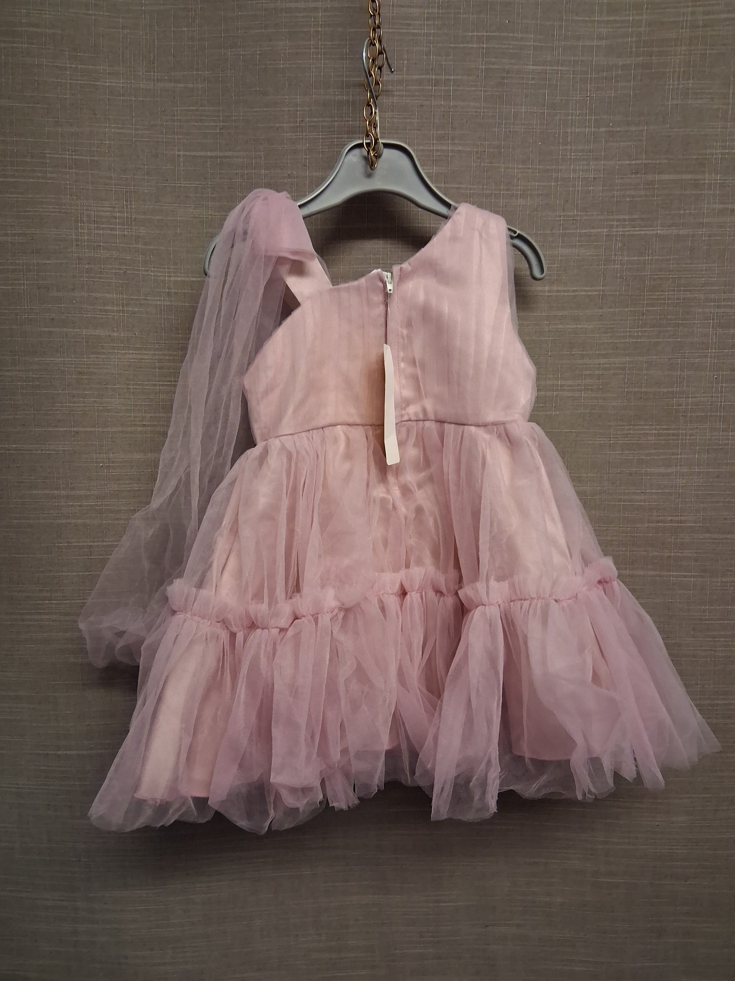 Shein Girls Pink Party Special Occasion Dress Age 12-18 Months New