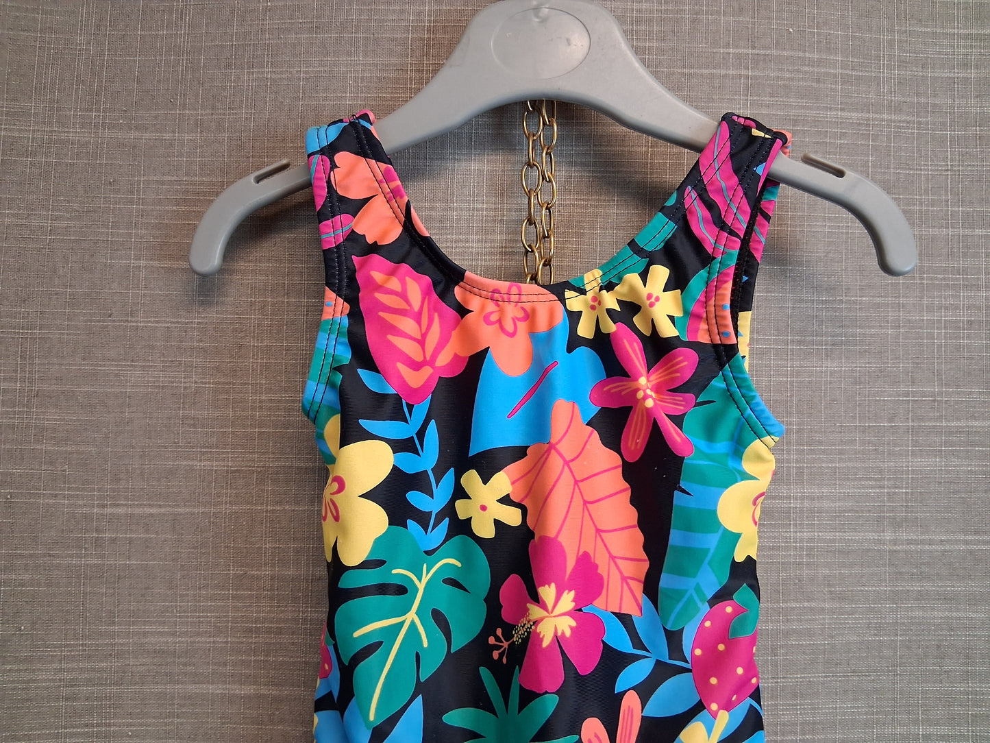 Peacocks Girls Swimsuit One Piece Multicolour Floral Age 12-18 Months
