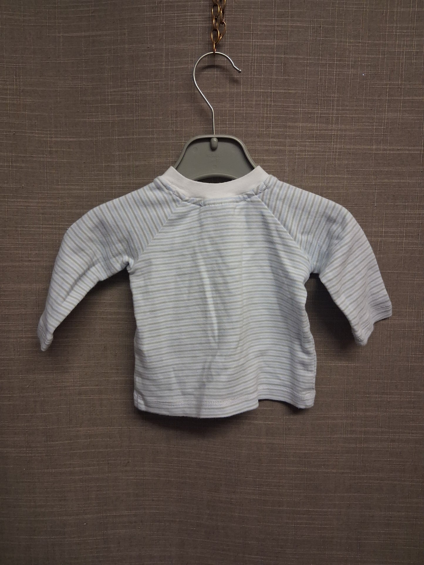 Disney Mickey Mouse Boys Striped Long Sleeve T-Shirt Age 0-3 Months