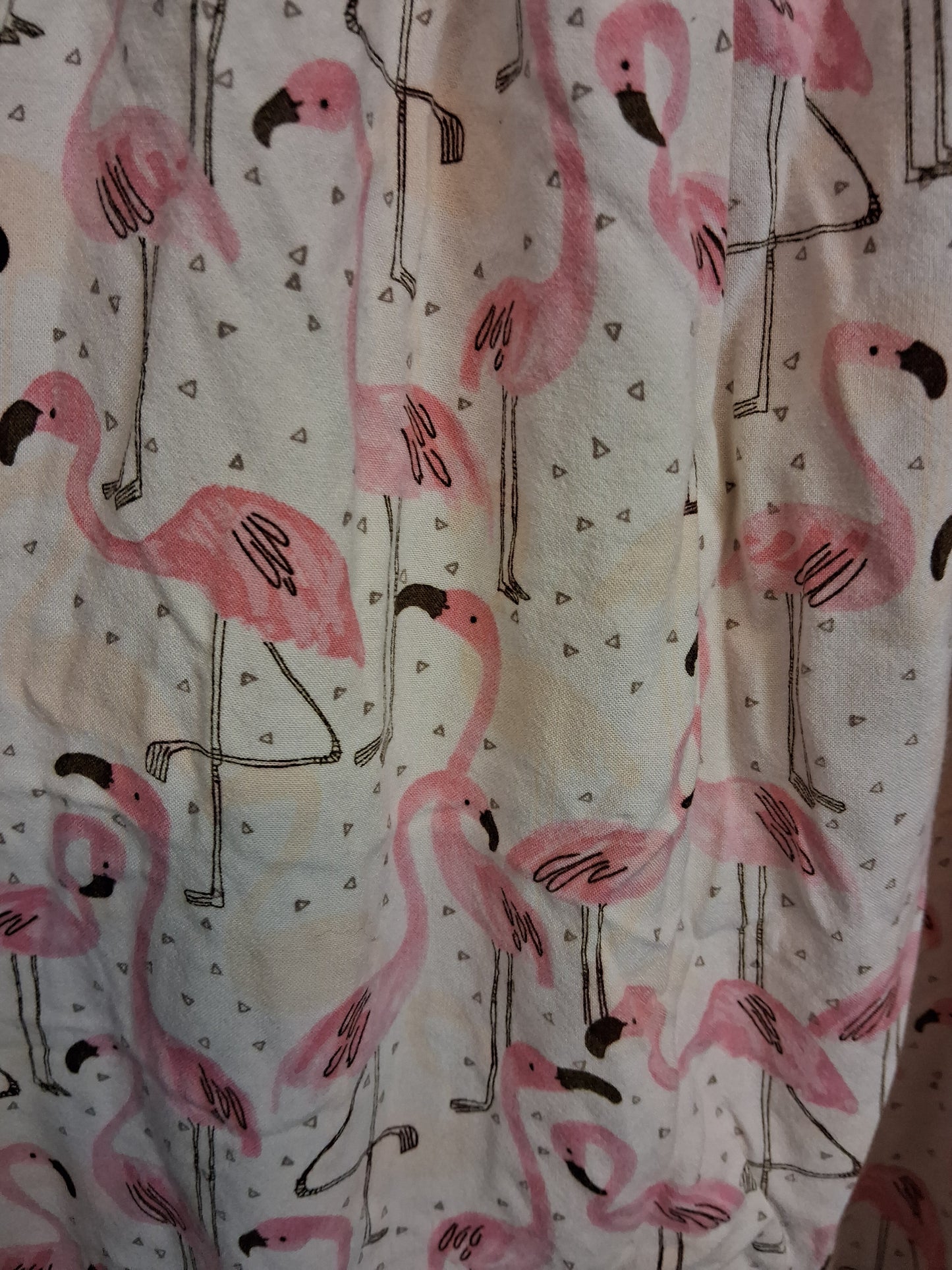 Next Girls Romper One Piece Pink  Flamingo Age 9-12 Months