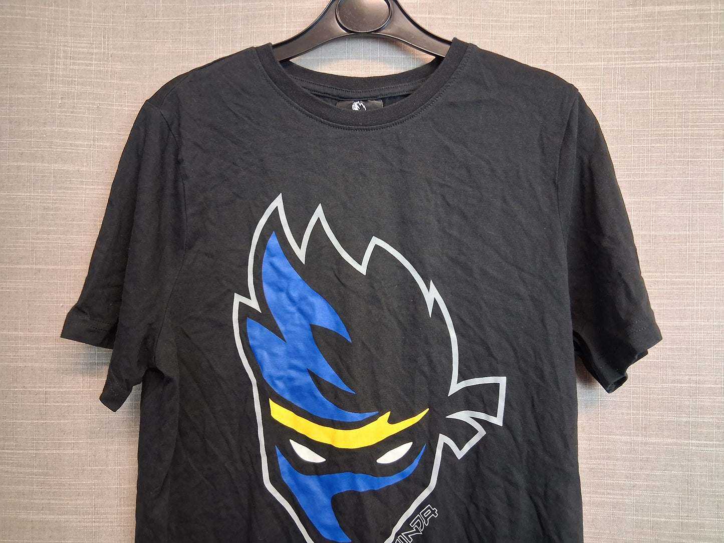 F&F Boys Ninja T-Shirt Age 12-13 Years Black