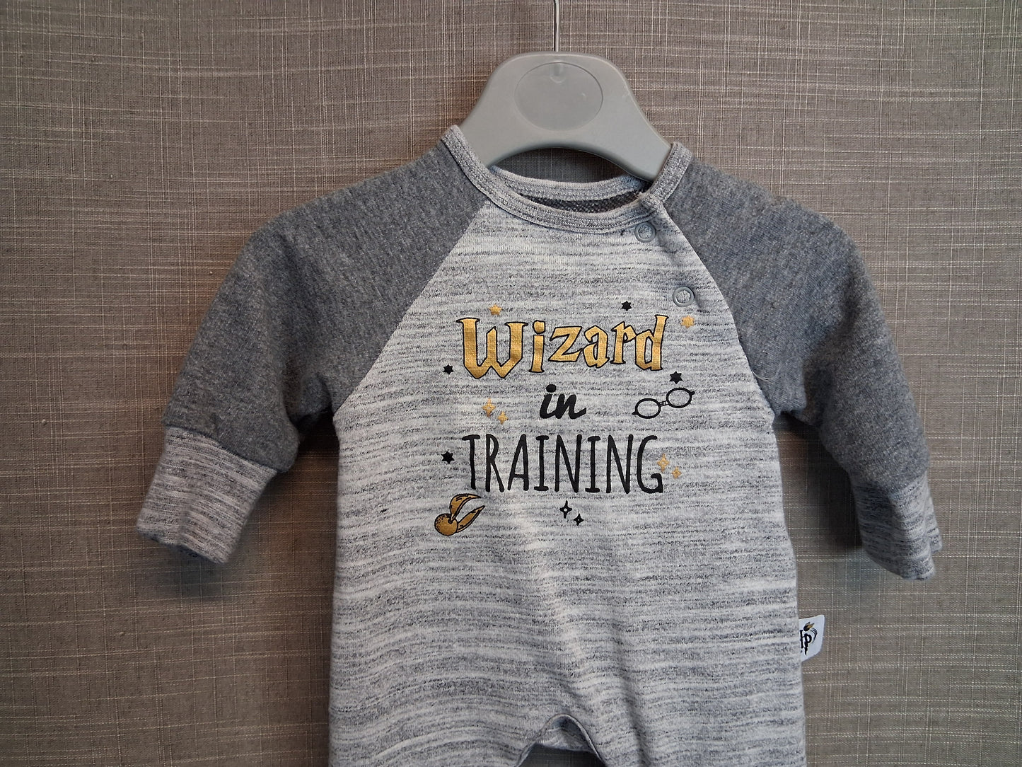 Primark Harry Potter Grey Sleepsuit Age Tiny Baby