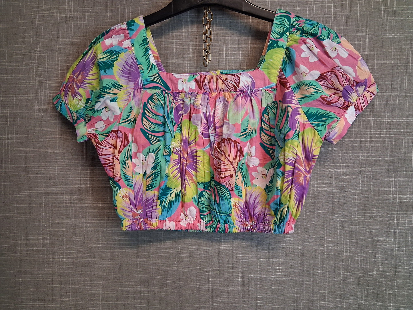 TU Girls Cropped Short Sleeve T-Shirt Age 8 Years
