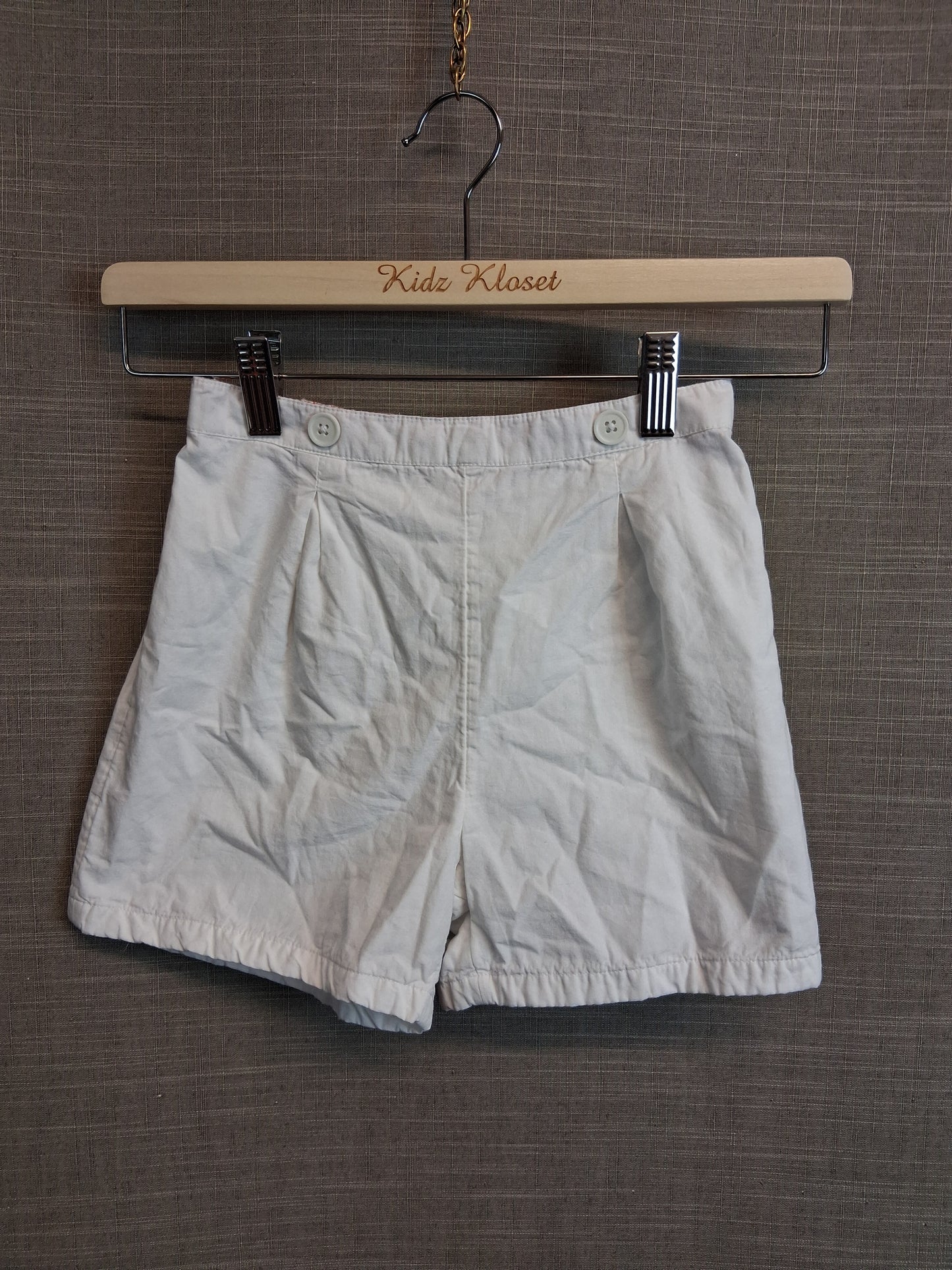 George Girls White Shorts Age 7-8 Years