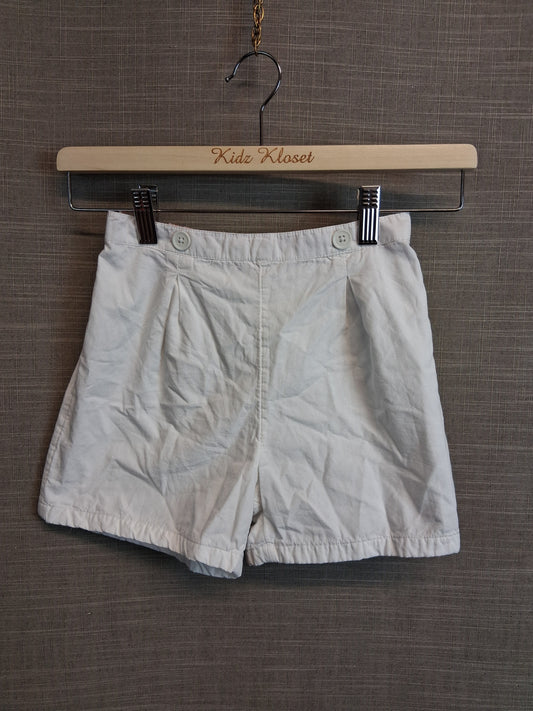 George Girls White Shorts Age 7-8 Years