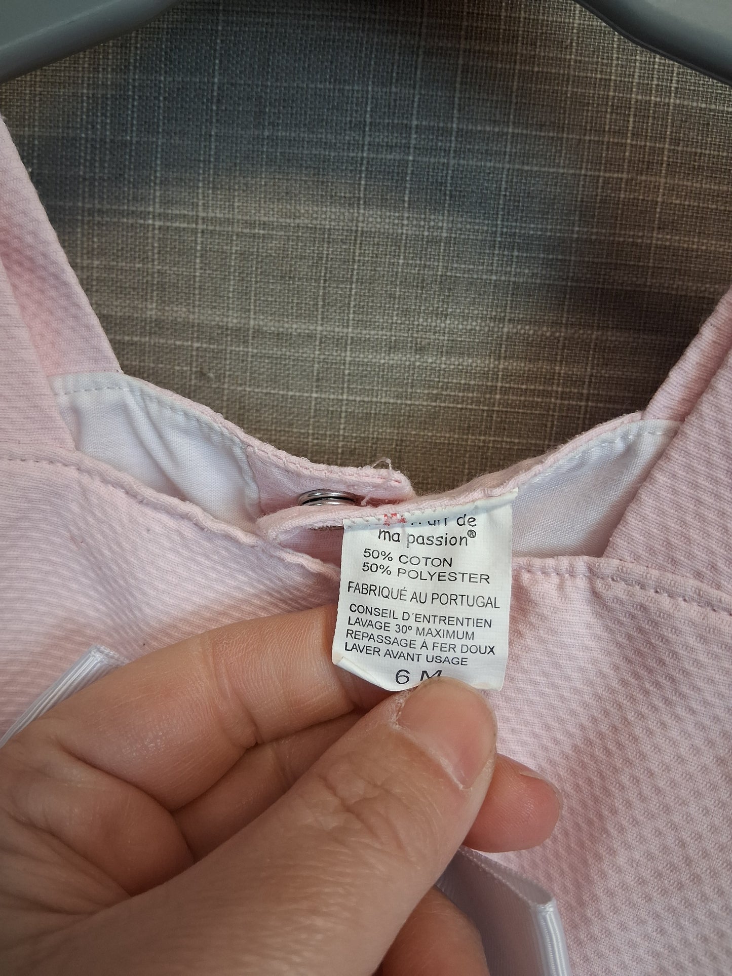 Fruit De Ma Passion Girls Pink Dress Age 6 Months