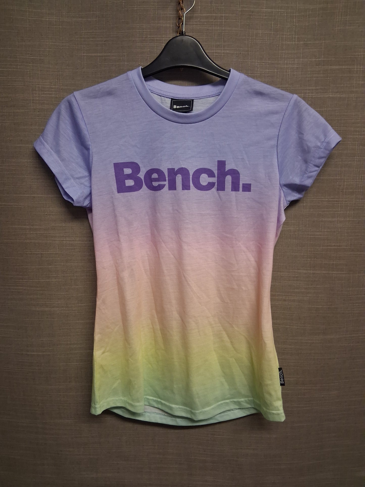 Bench Girls Pastel Rainbow Short Sleeve T-Shirt Age 13-14 Years