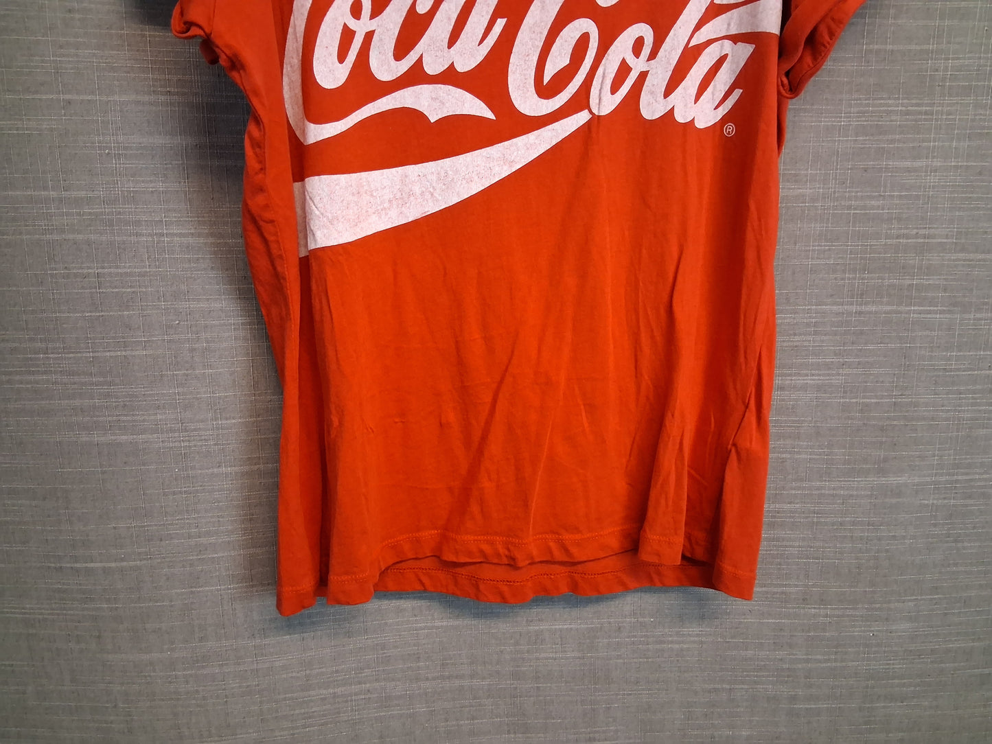 New Look Coca Cola Red Crop T-Shirt Short Sleeve Age 14-15 Years