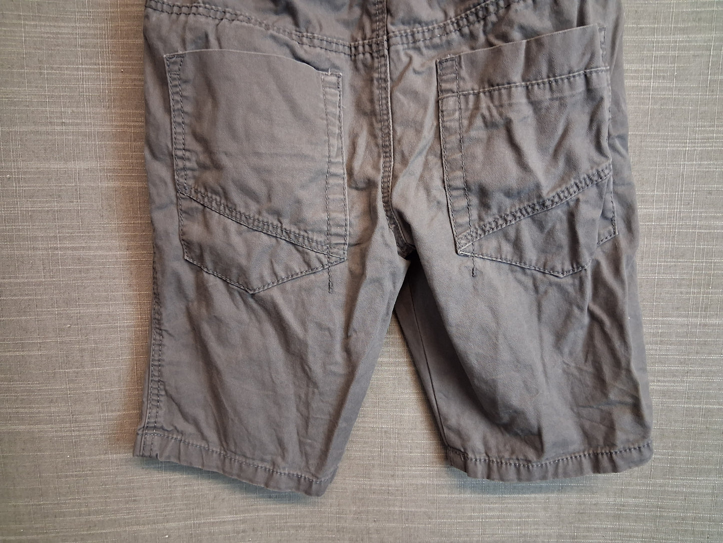 TU Boys Grey Shorts Elastic Waist Age 6 Years Cotton