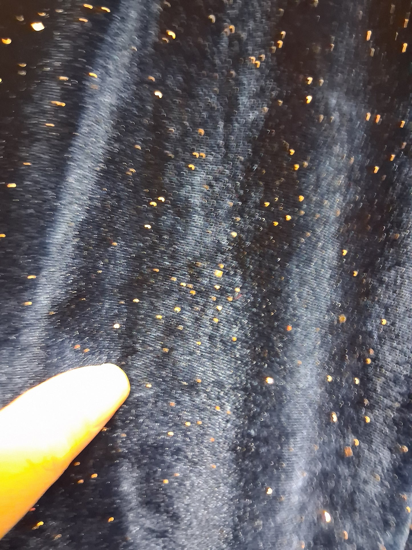 Little Kids Girls Blue Velour Glitterly Age 7-8 Years
