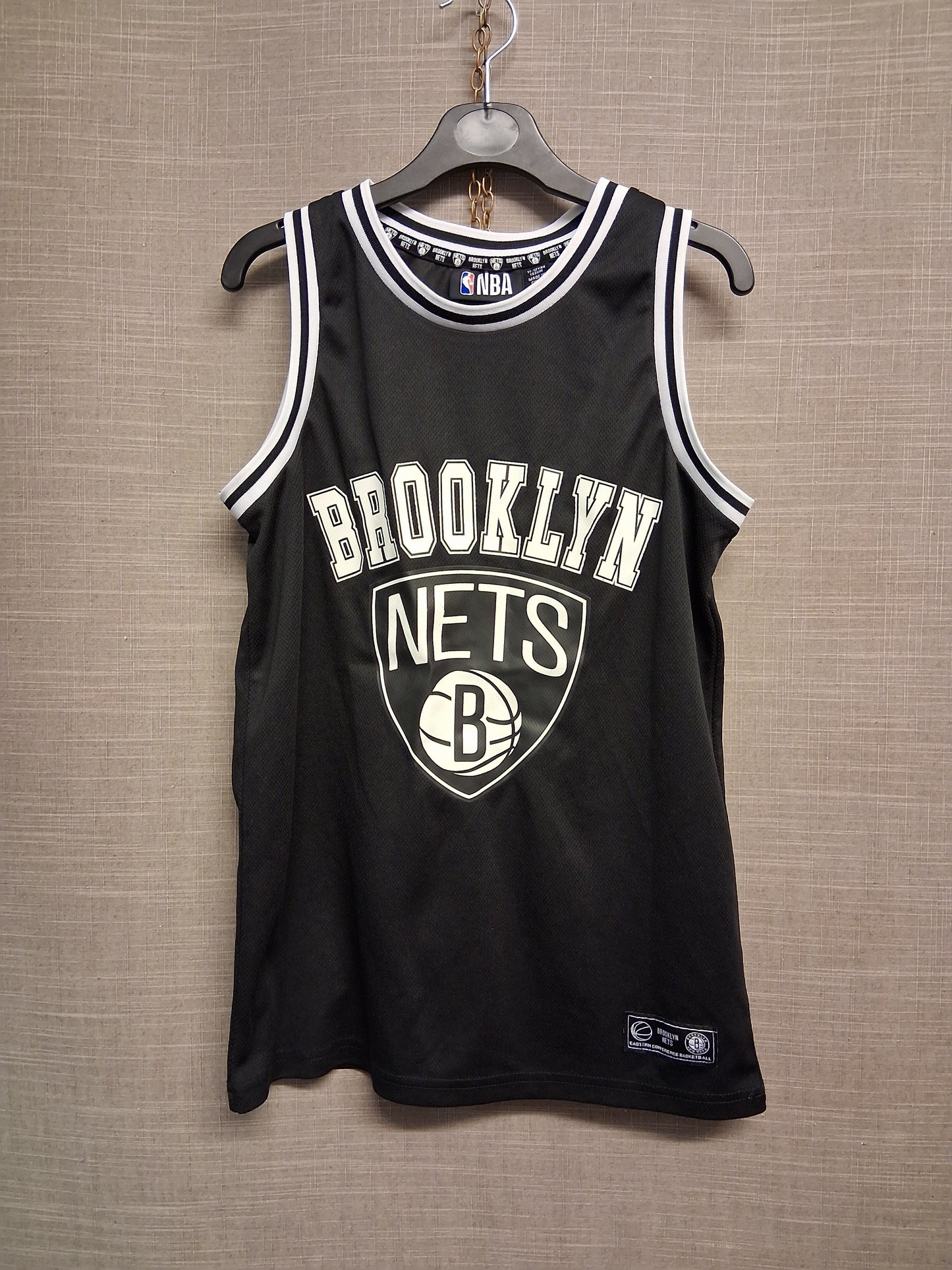 Primark Boys Basketball NBA Brooklyn Nets No7 Durant Black Age 11-12 Years
