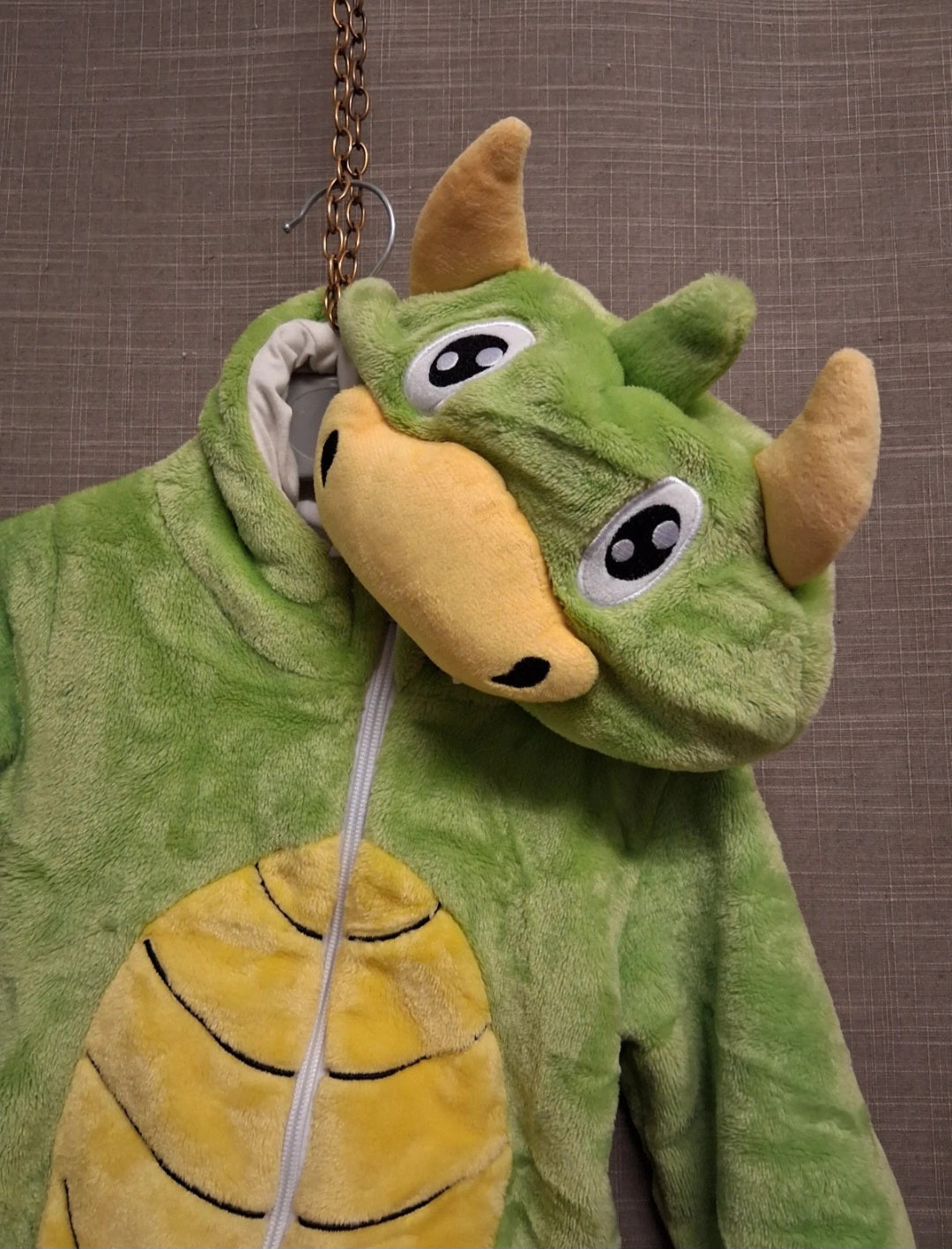 Michley Baby Boys Green Dragon Onesie All In One Age 6-9 Months