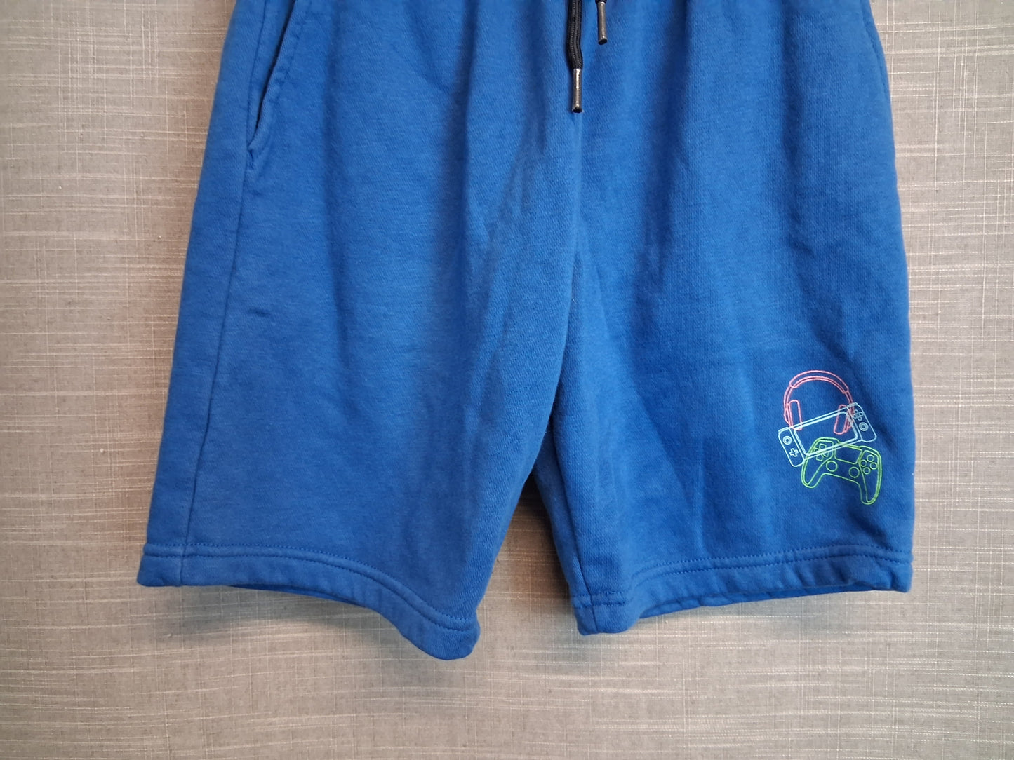 George Boys Blue Jersey Shorts Age 9-10 Years