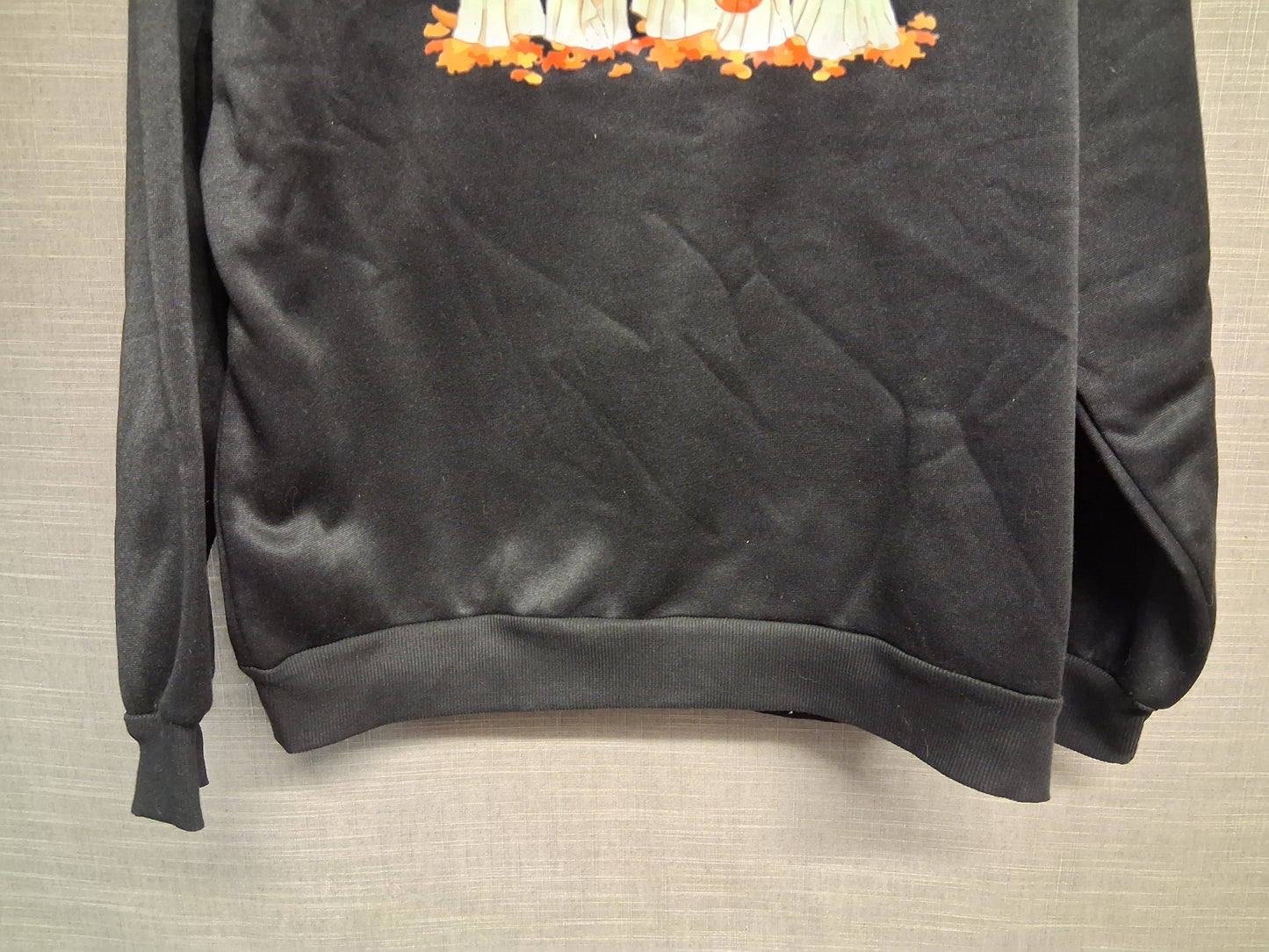 Shein Girls Black Halloween Theme Sweater Size L Age 14-15 years