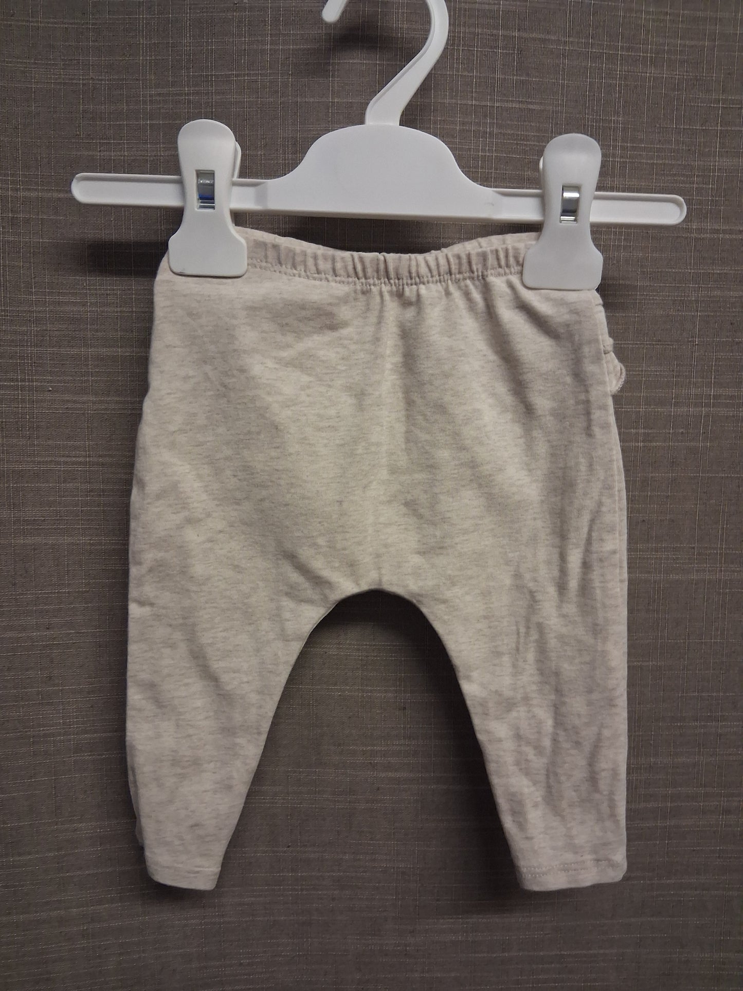 Next Girls Beige Legging Frill Back Age 3-6 Months