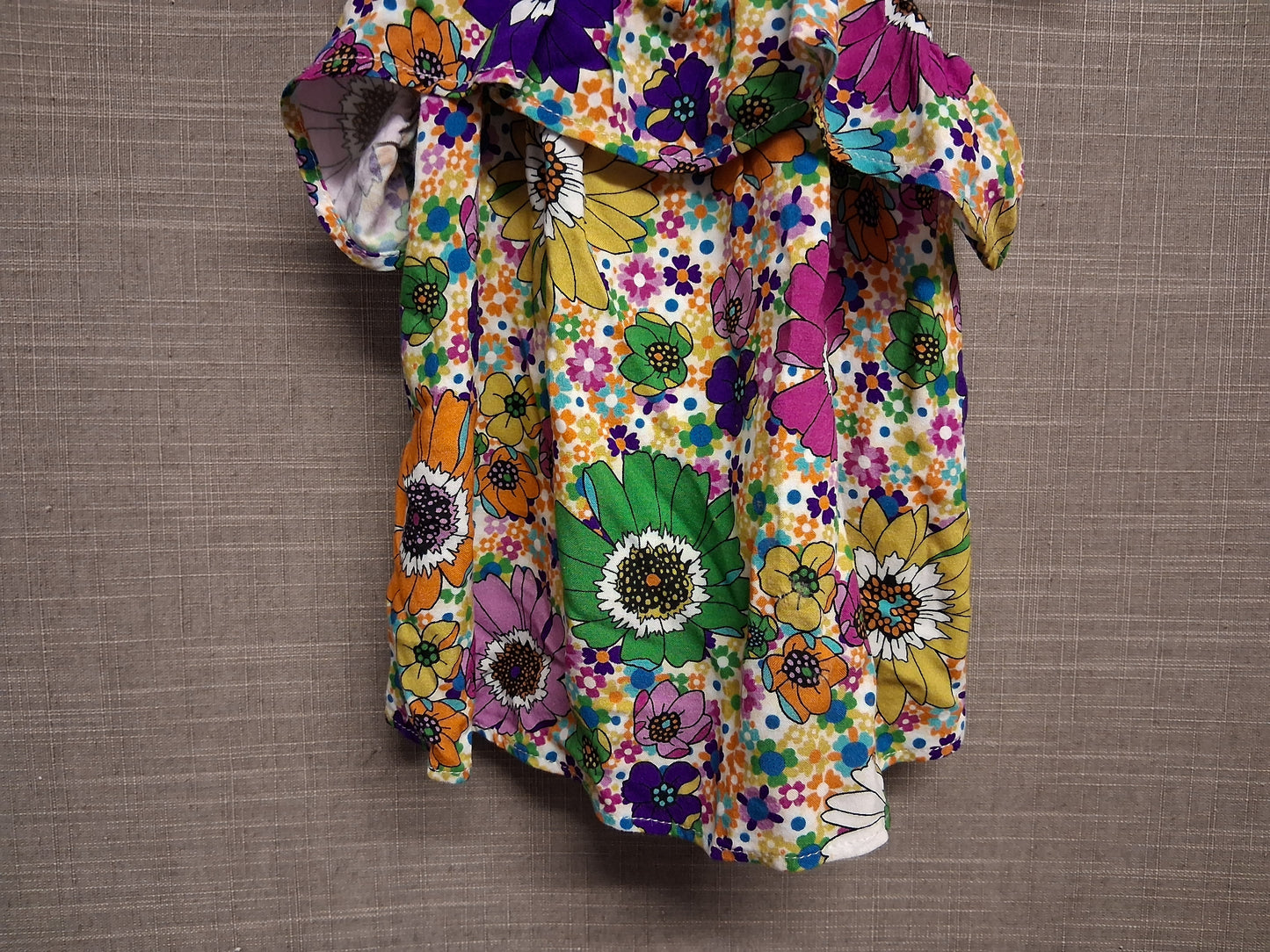Next Girls Multicolour Floral Vest Tank Top Age 9-12 Months