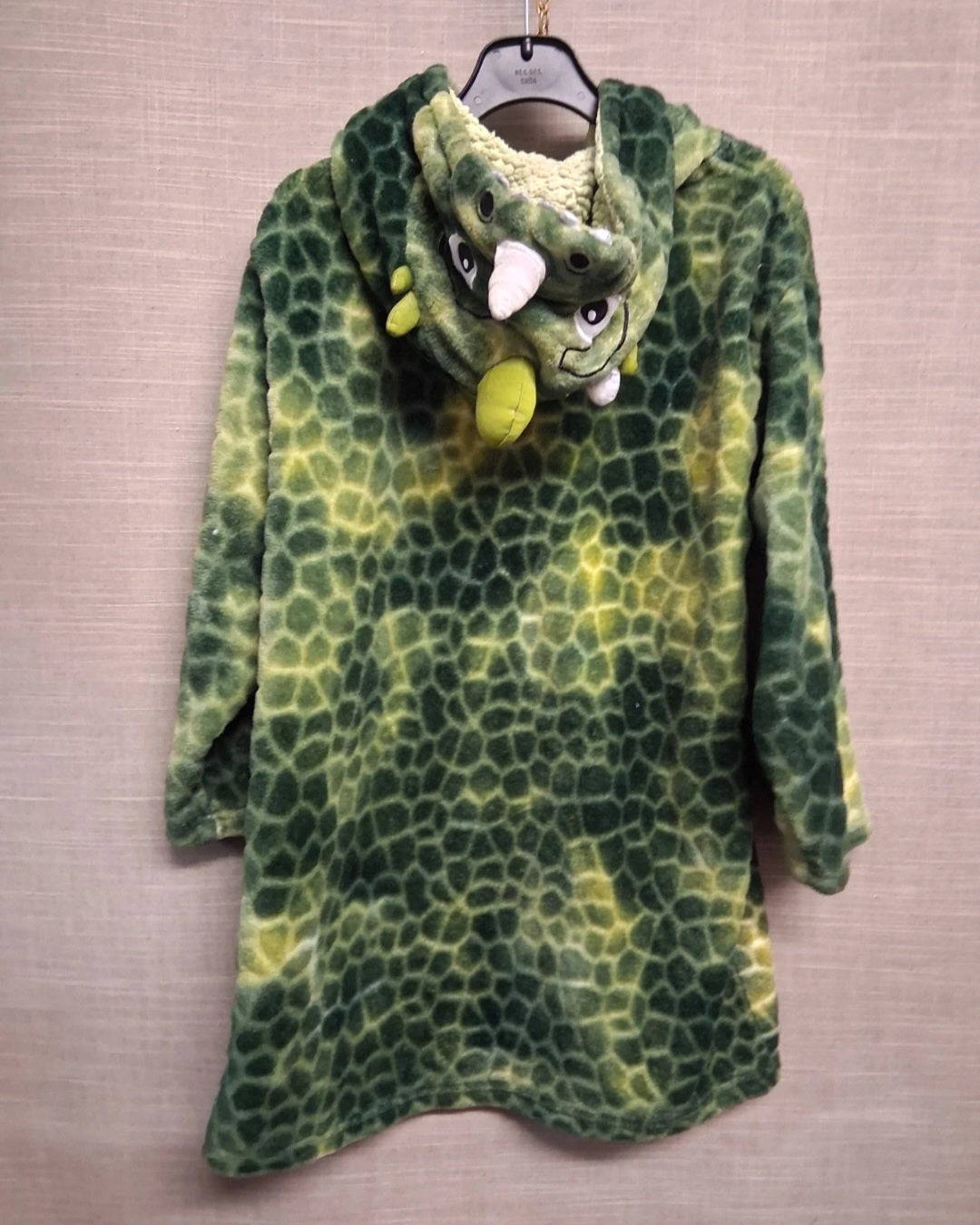 Boys Dinosaur Green Oodie Hoodie Age 6-8 Years