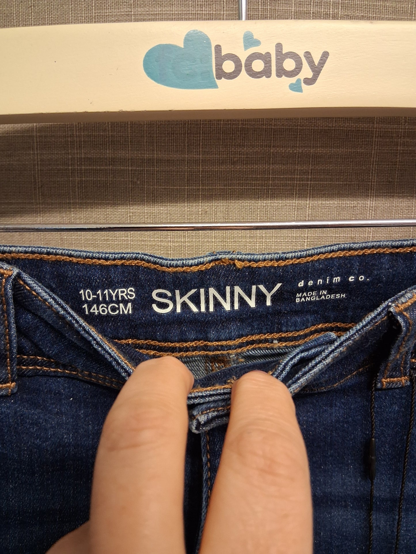 Primark Boys Denim Skinny Shorts Age 10-11 Years New