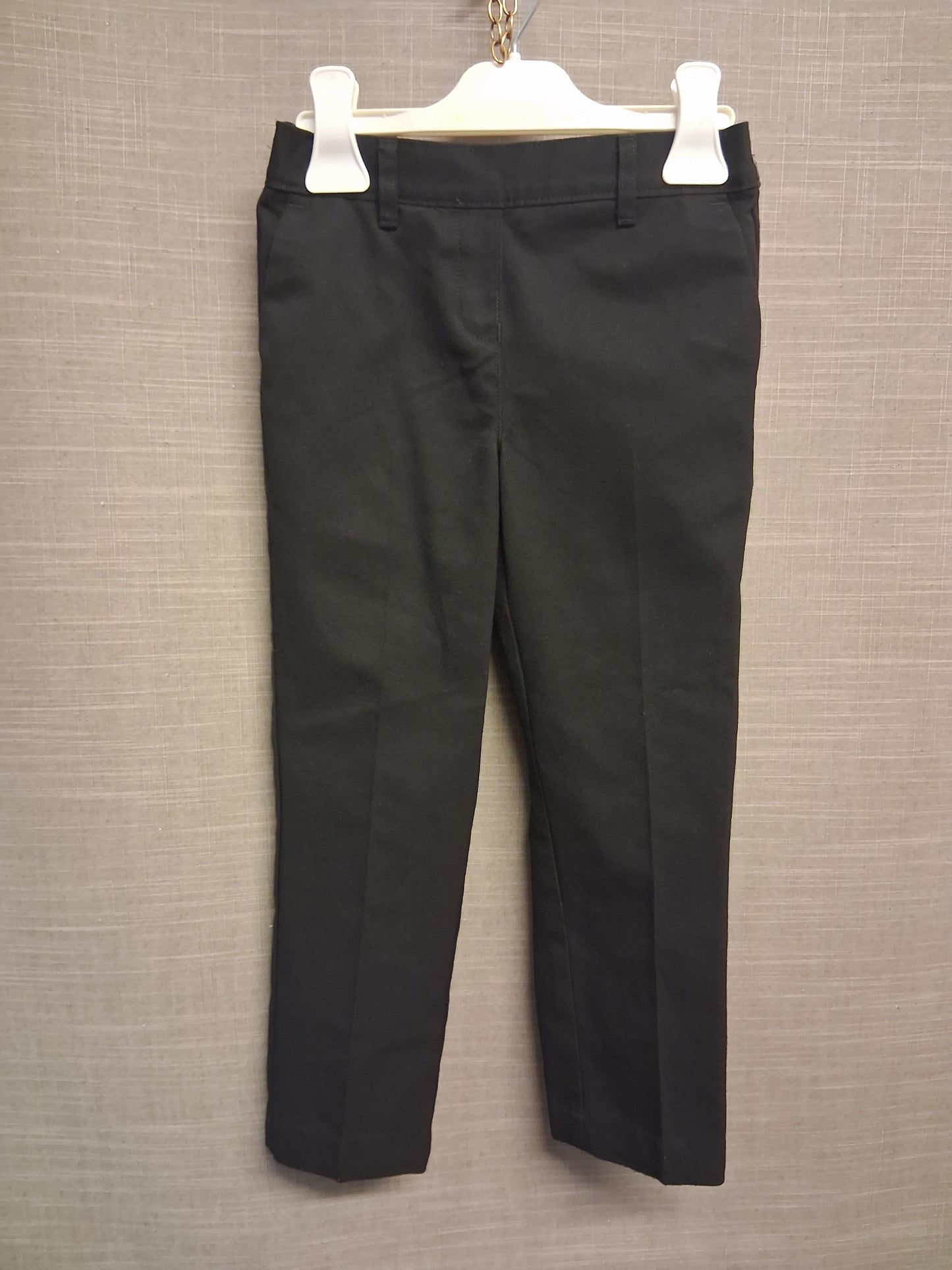 Marks and Spencer Boys Black School Trousers Age 4-5 Years