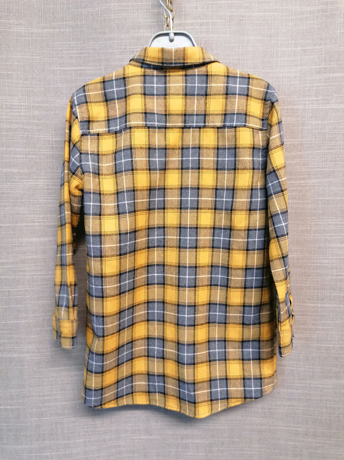 River Island Boys Yellow Check Shirt Age 4-5 Years