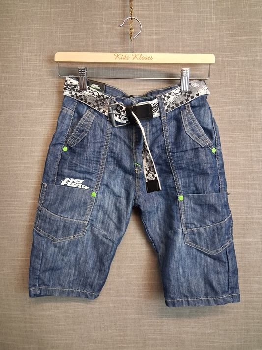 No Fear Boys Blue Denim Short Skorts Age 11-12 Years