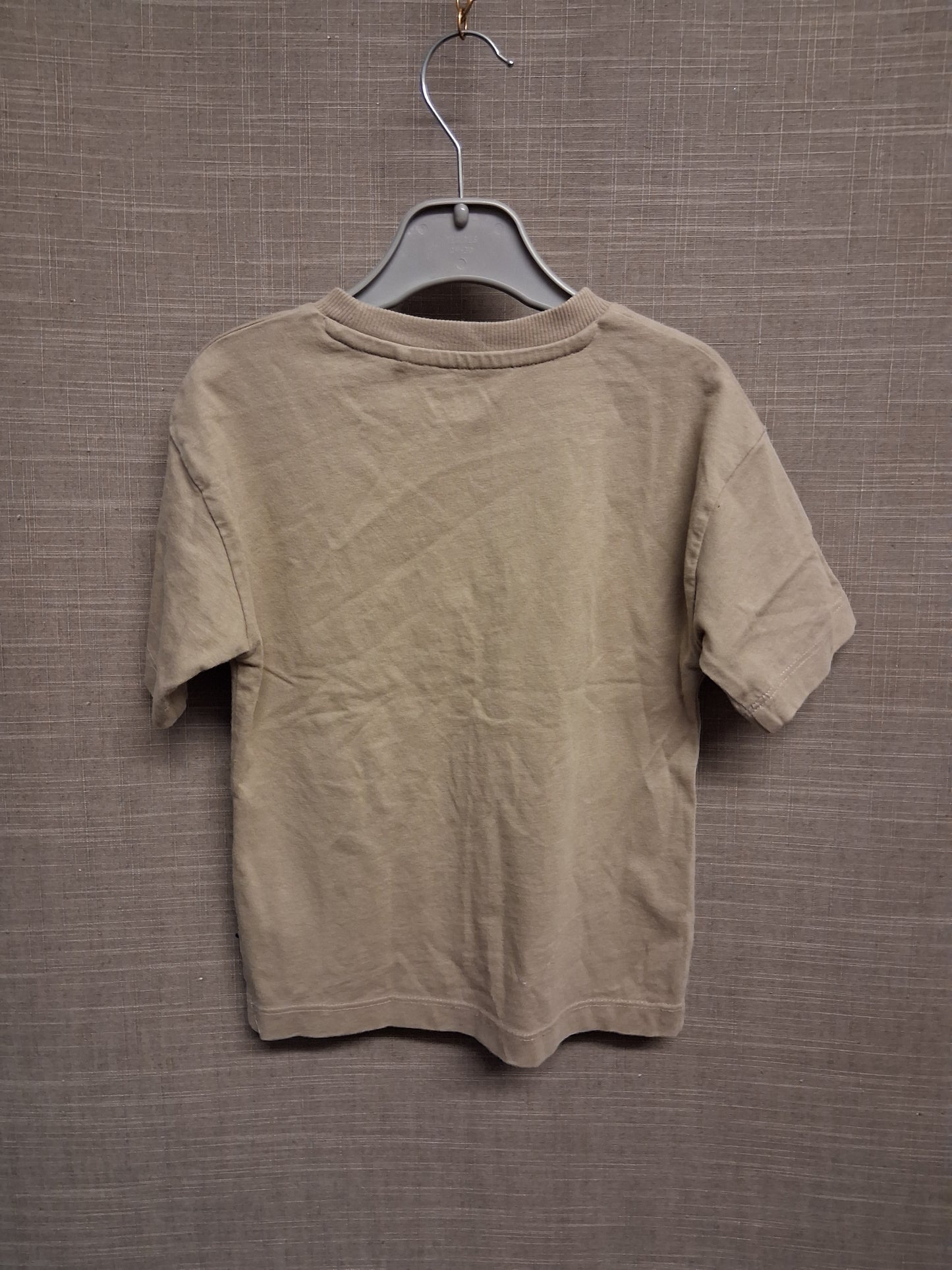 Next Beige Short Sleeve Coat T-Shirt Age 18-24 Months