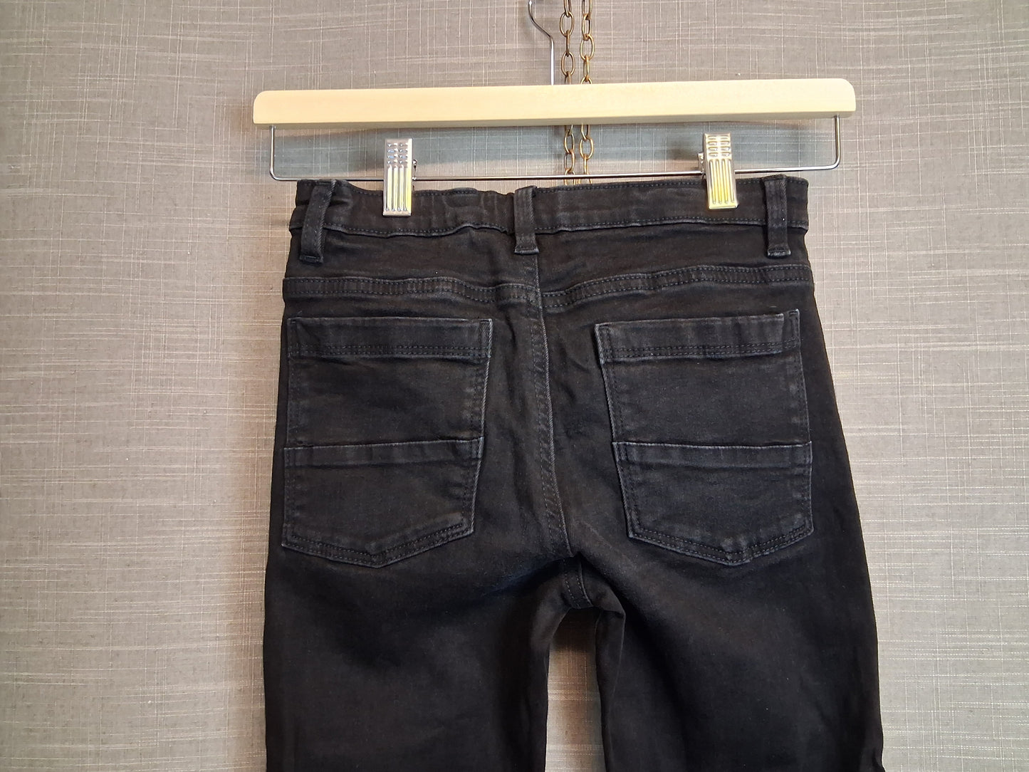 Next Boys Black Denim Jeans Age 10 Years Skinny Fit