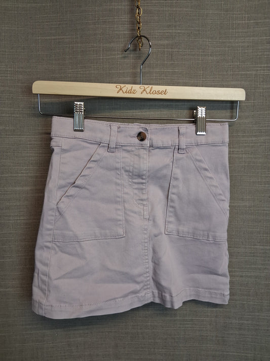 H&M Girls Lilac Denim Skirt Age 7-8 Years