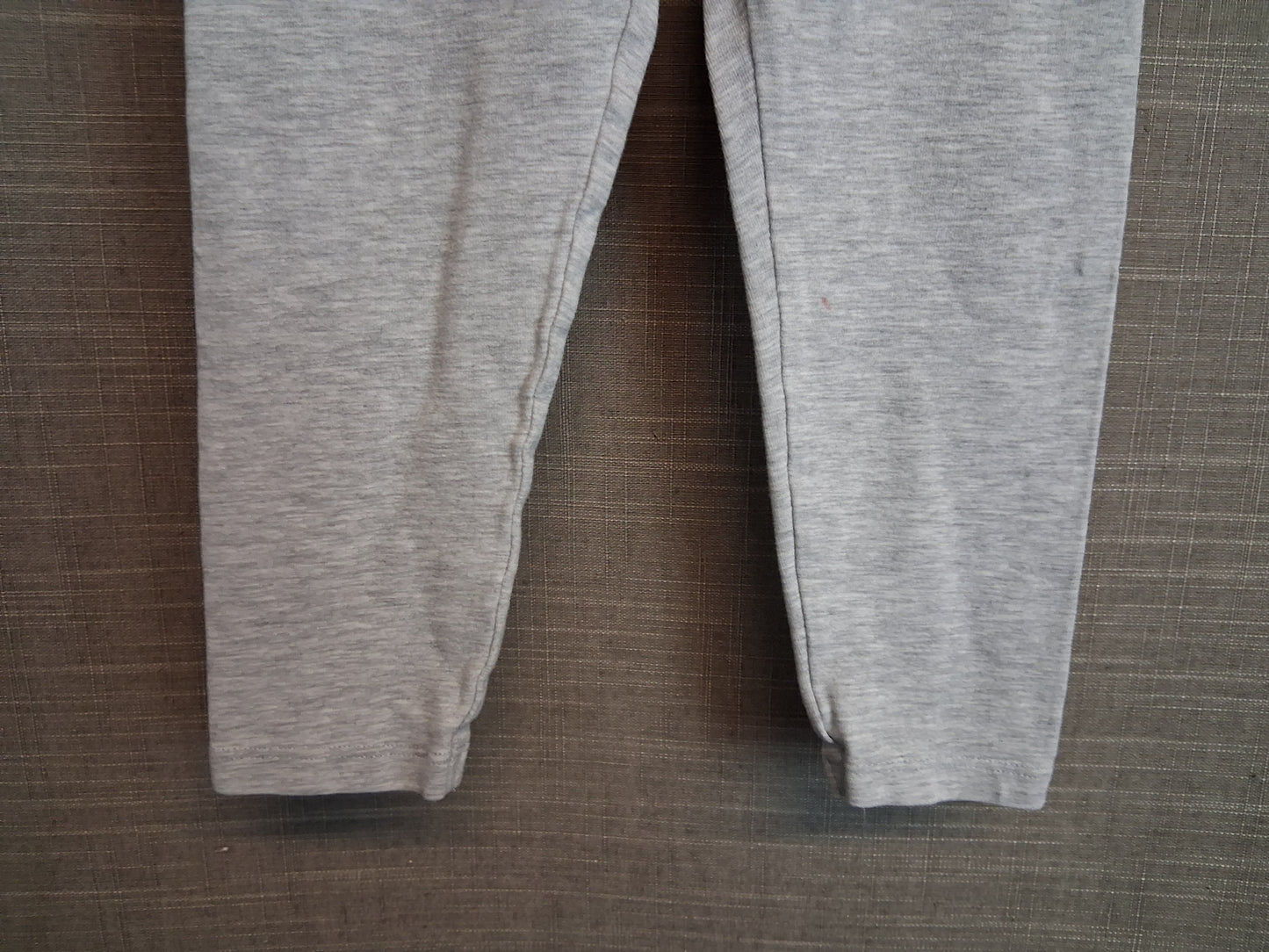 Nutmeg Girls Grey Jersey Leggings Age 3-4 Years