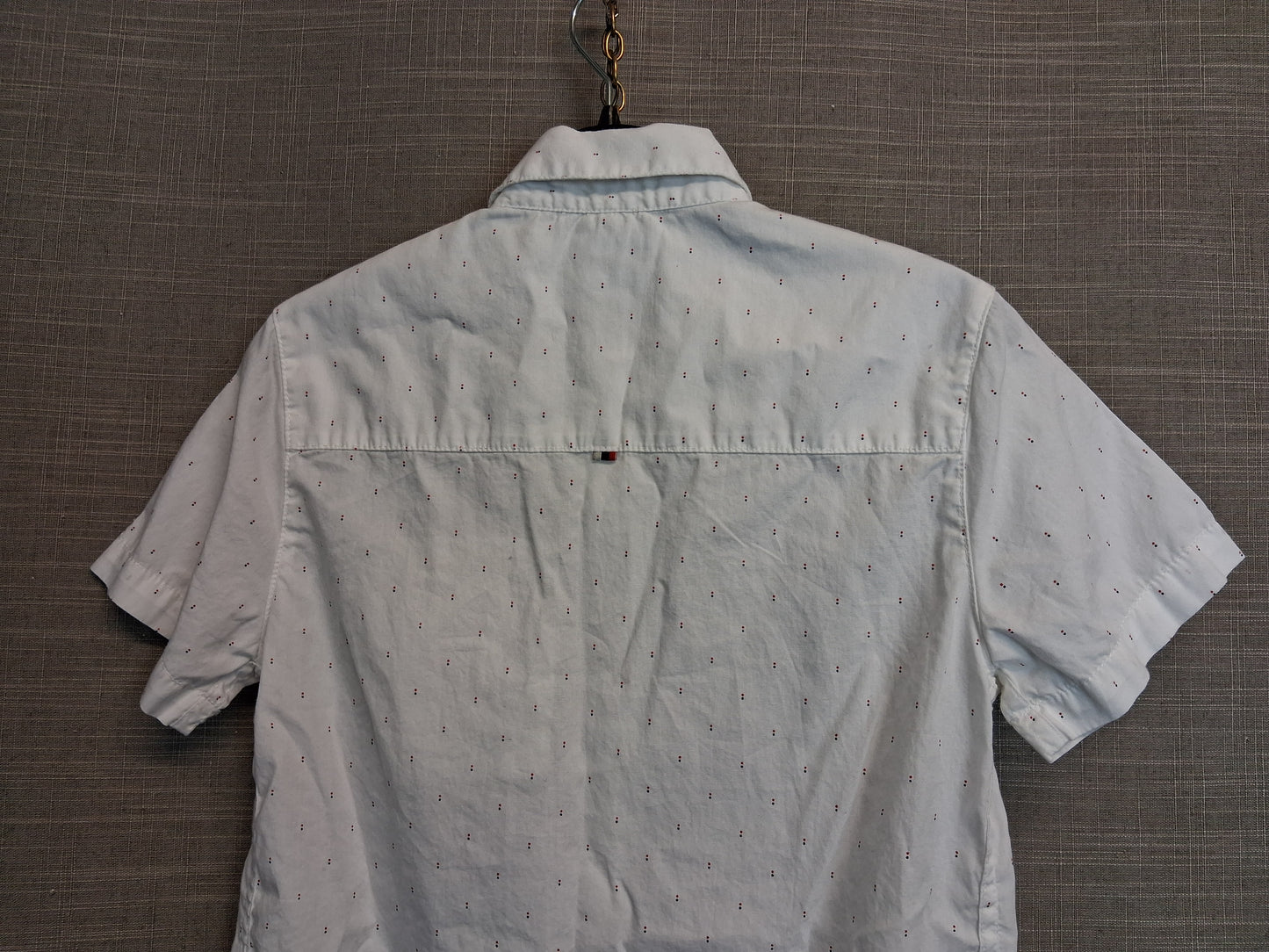 Mayoral Slim Fit Short Sleeve Shirt Age 9 Years White Spotty