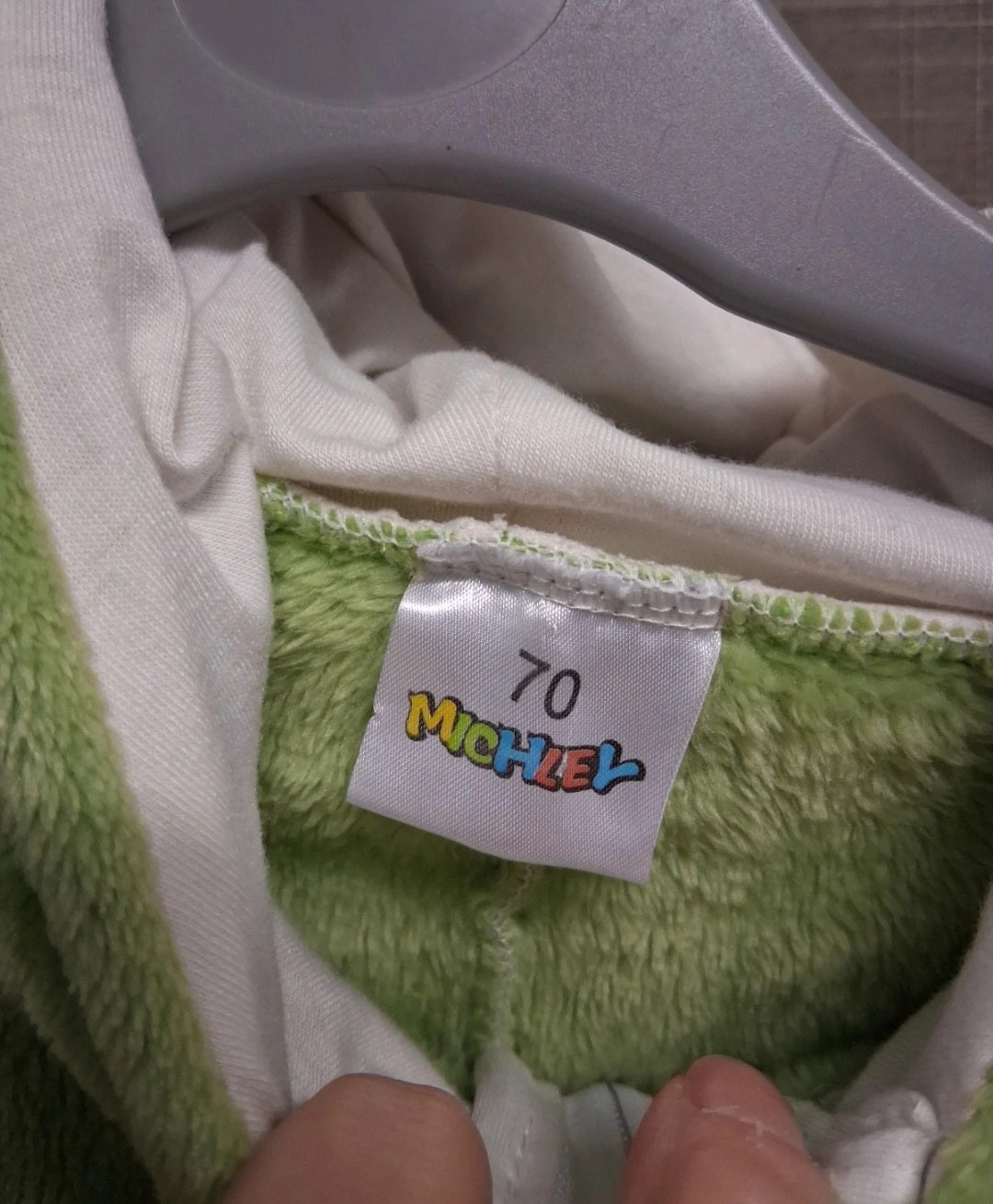Michley Baby Boys Green Dragon Onesie All In One Age 6-9 Months