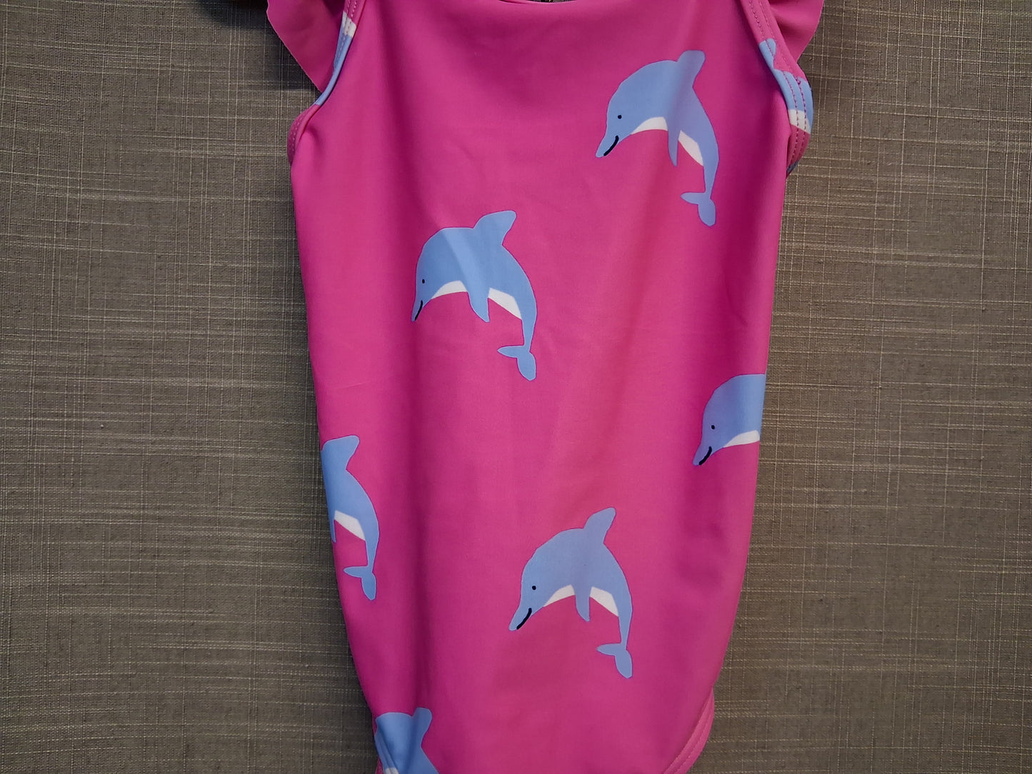 Marks and Spencer Pink Dolphin Swimsuit One Piece Age 2-3 Years