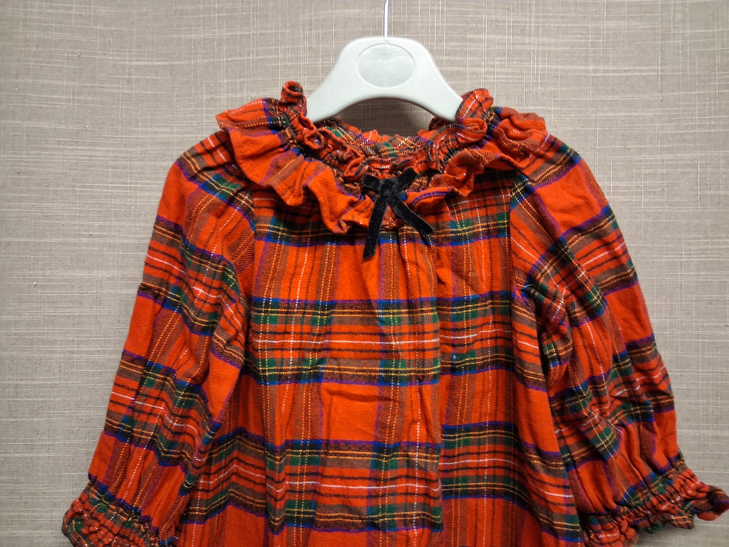 Next Girls Red Tarten A Line Dress Traditional Age 12-18 Months