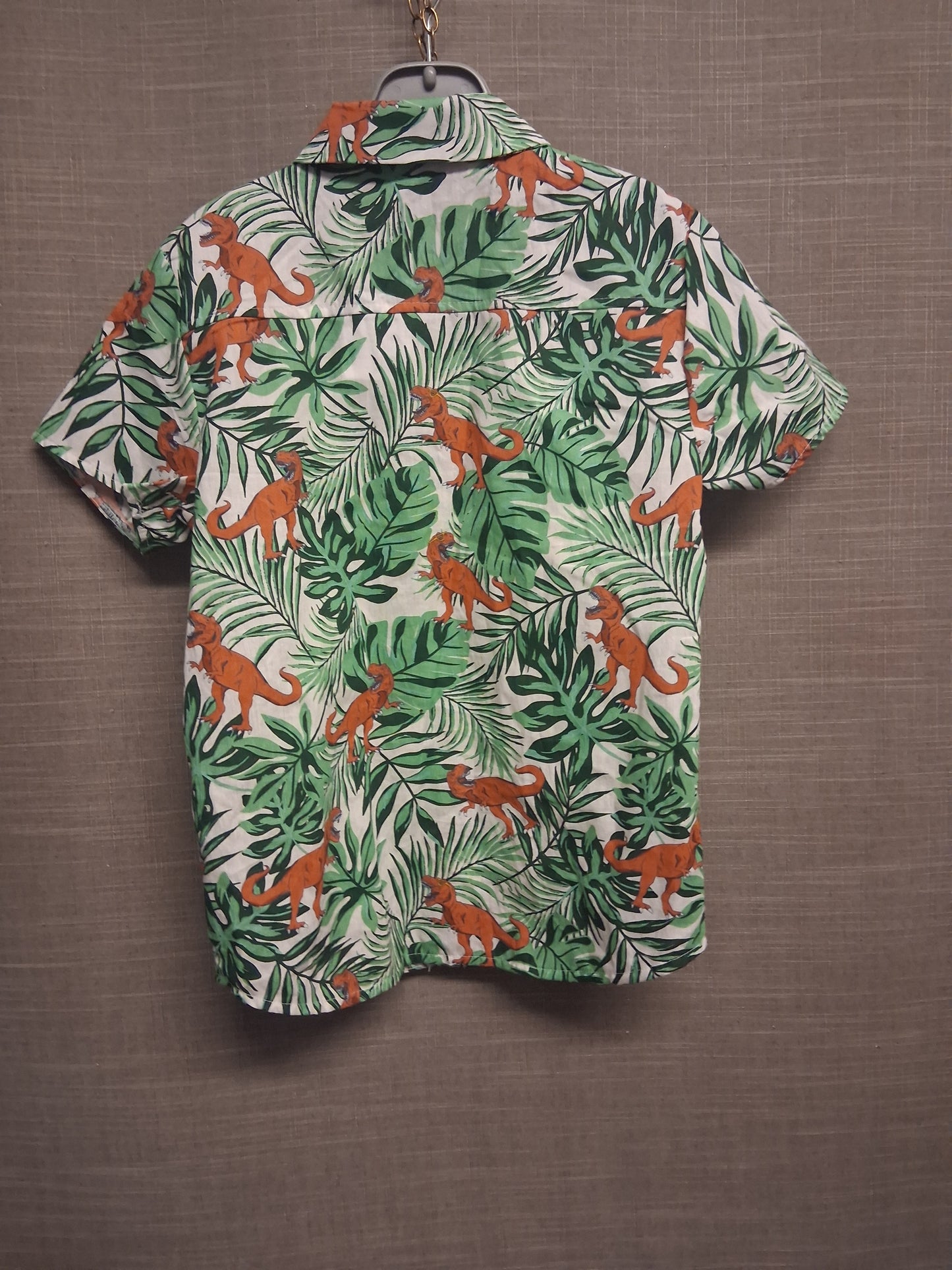 Primark Boys Short Sleeve Dinosaur Shirt Age 7-8 Years New