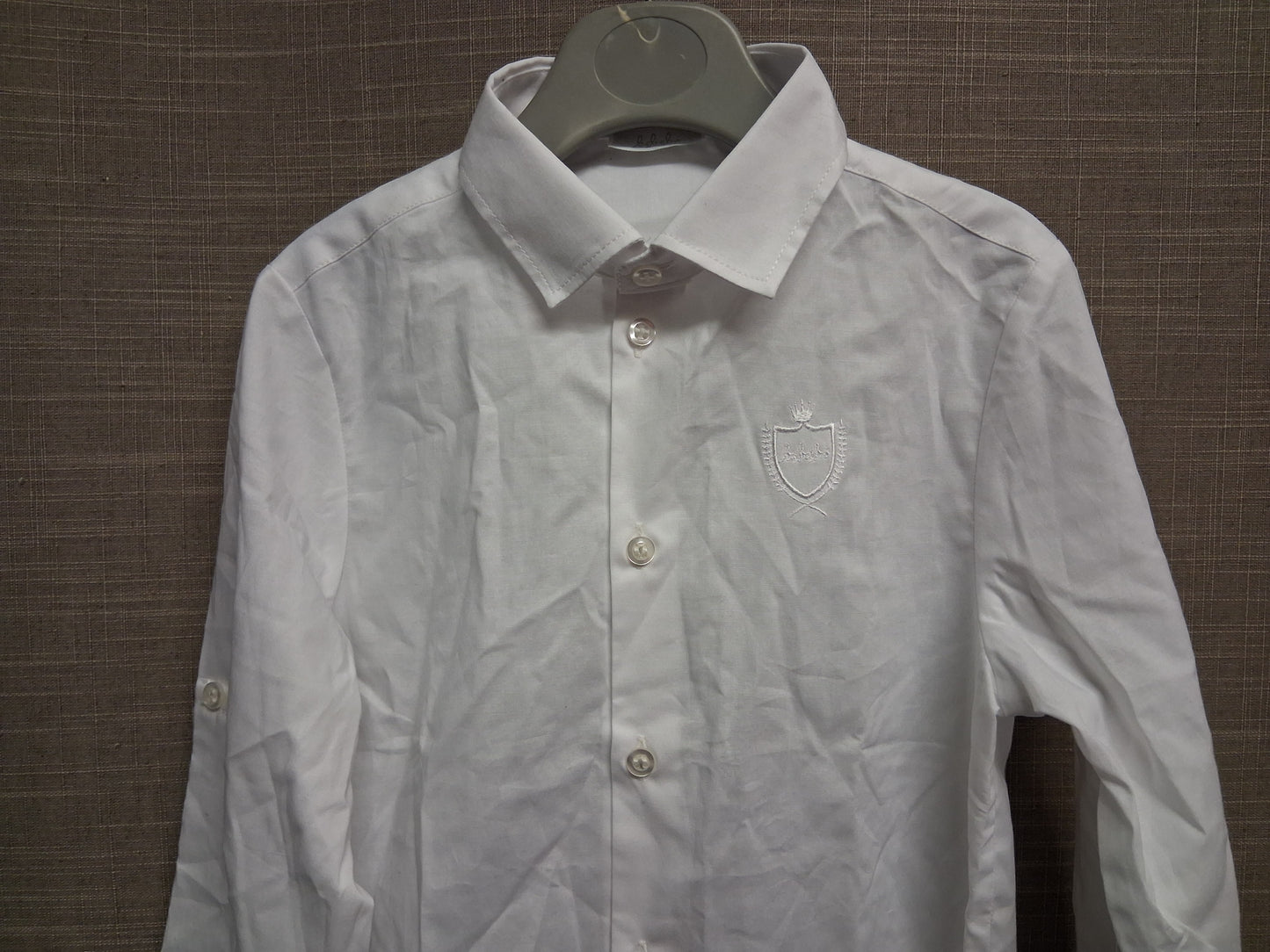 Bebebo Boys White Long Sleeve Shirt Age 4 Years