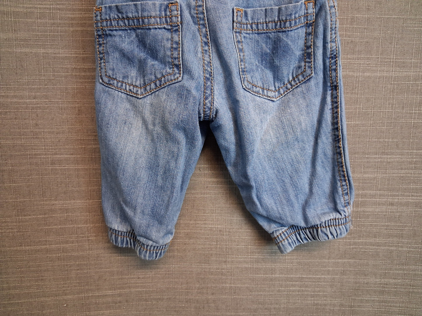 Next Boys Blue Denim Jeans Lined Age 0-3 Months